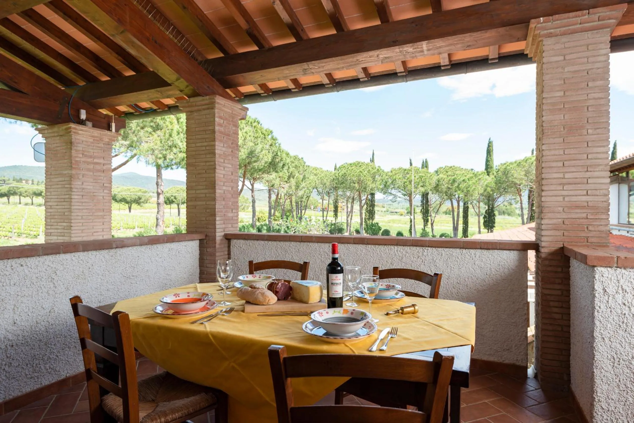 Balcony/Terrace in Agriturismo La Rombaia
