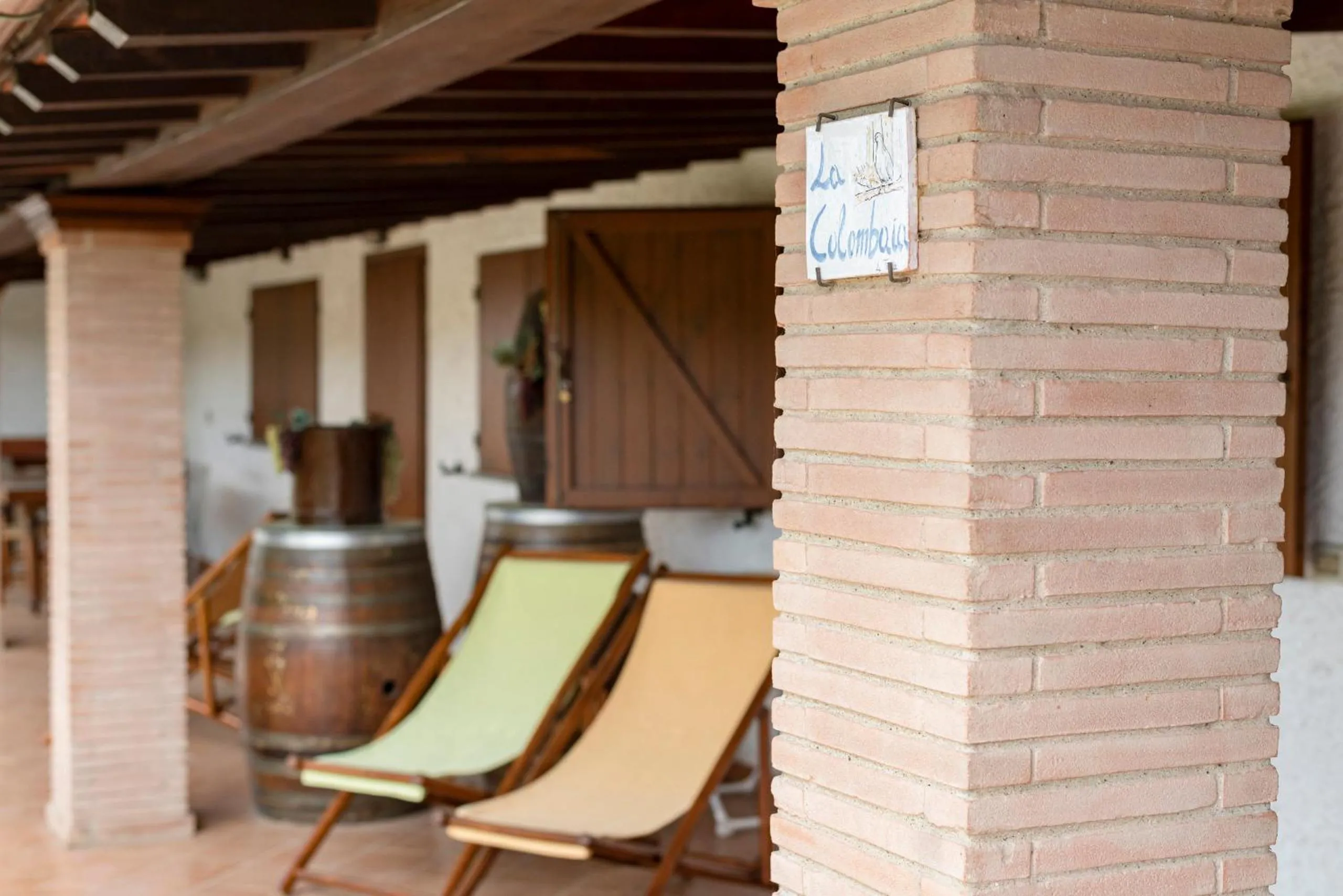 Patio in Agriturismo La Rombaia