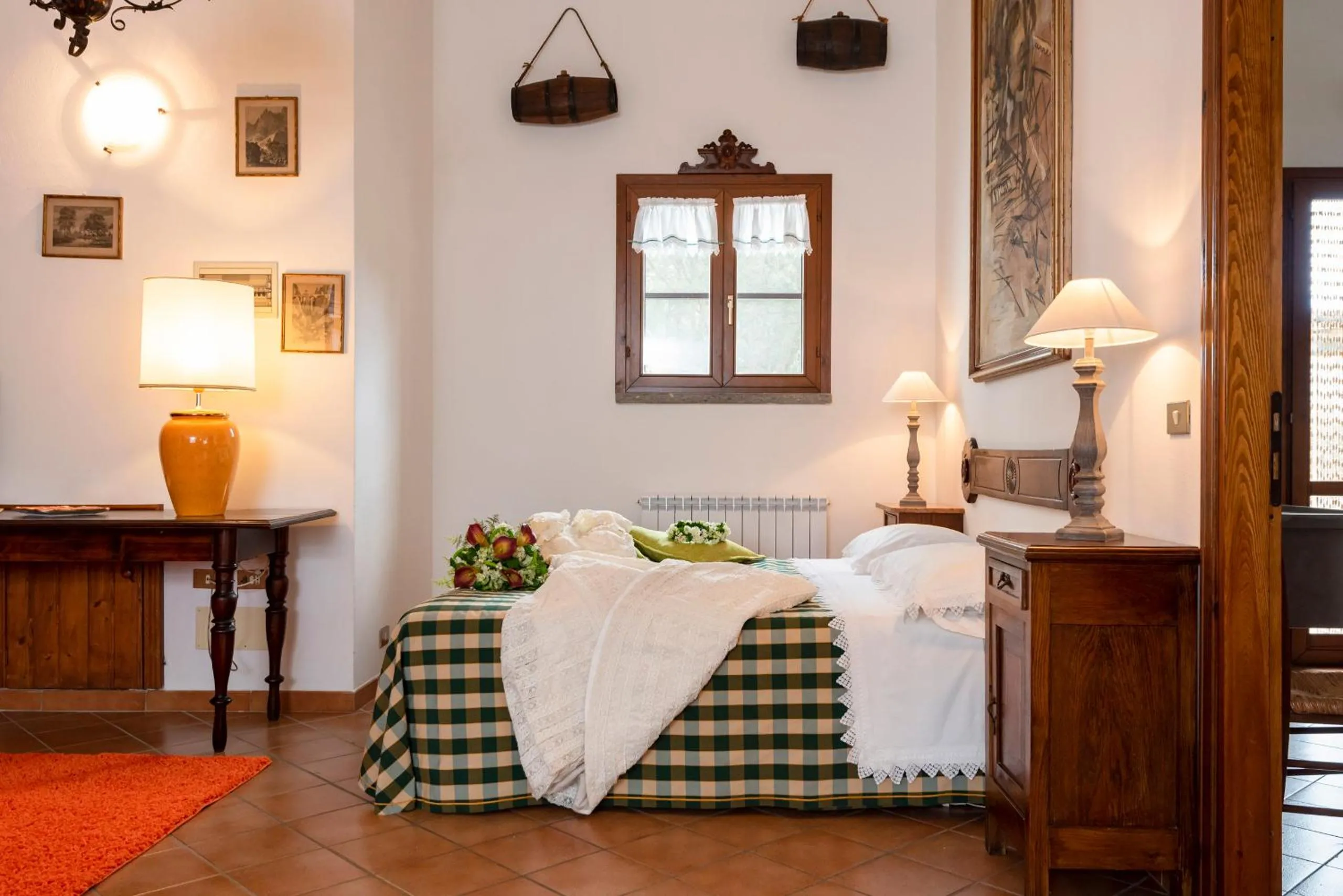 Bed in Agriturismo La Rombaia