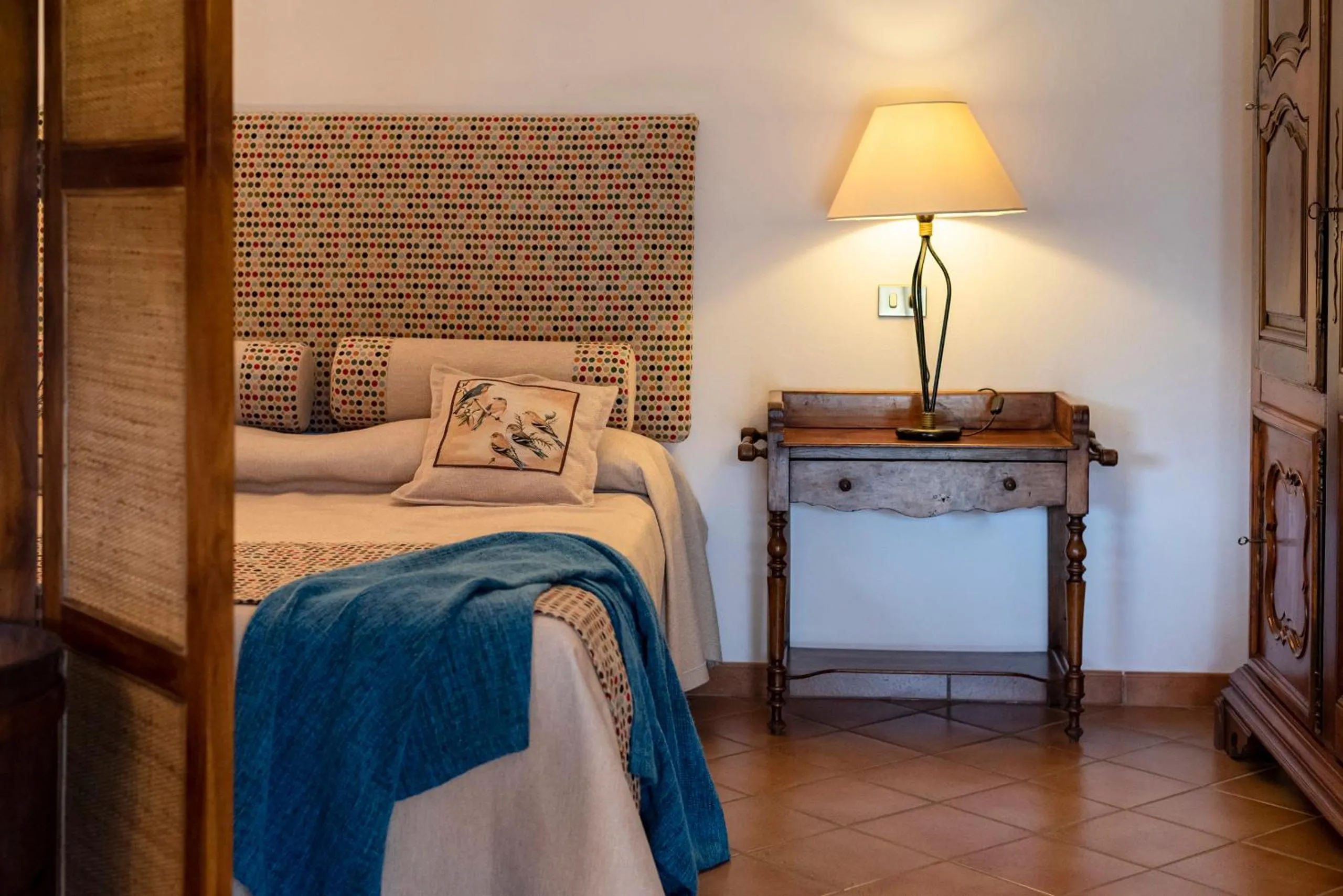 Bed in Agriturismo La Rombaia
