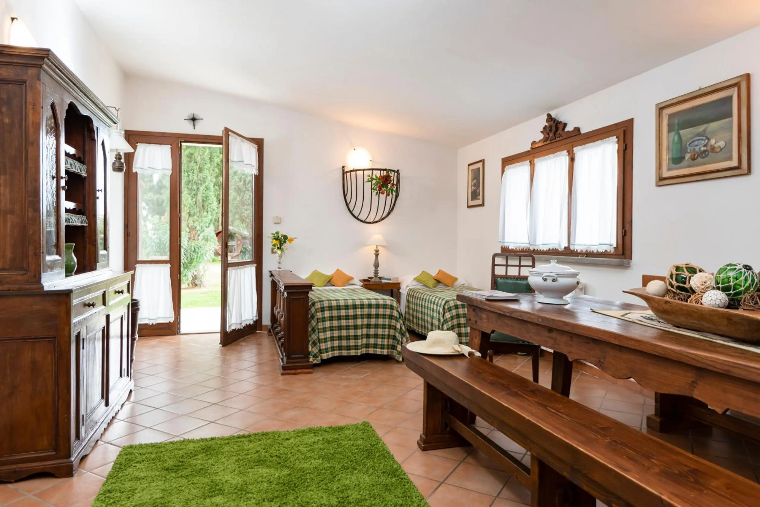 Bedroom in Agriturismo La Rombaia