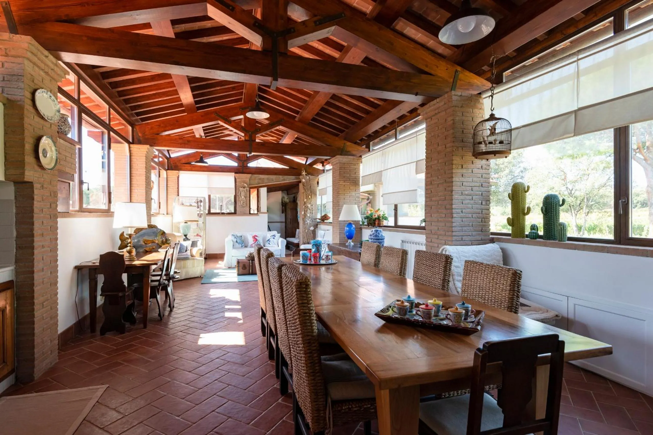 Lobby or reception in Agriturismo La Rombaia