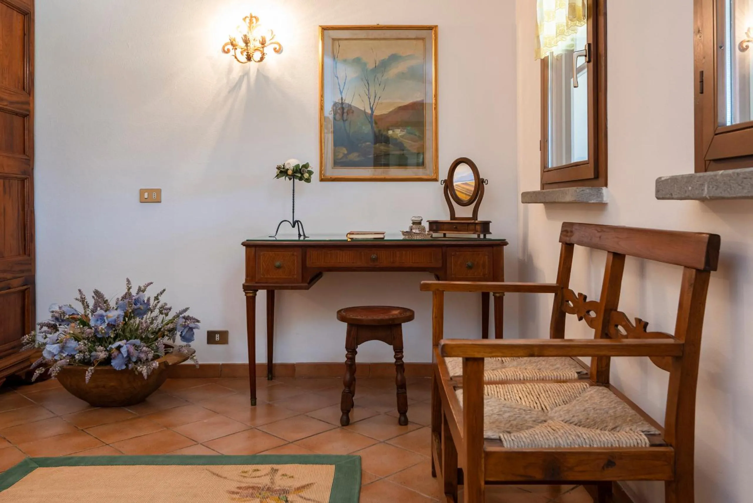 Bedroom in Agriturismo La Rombaia