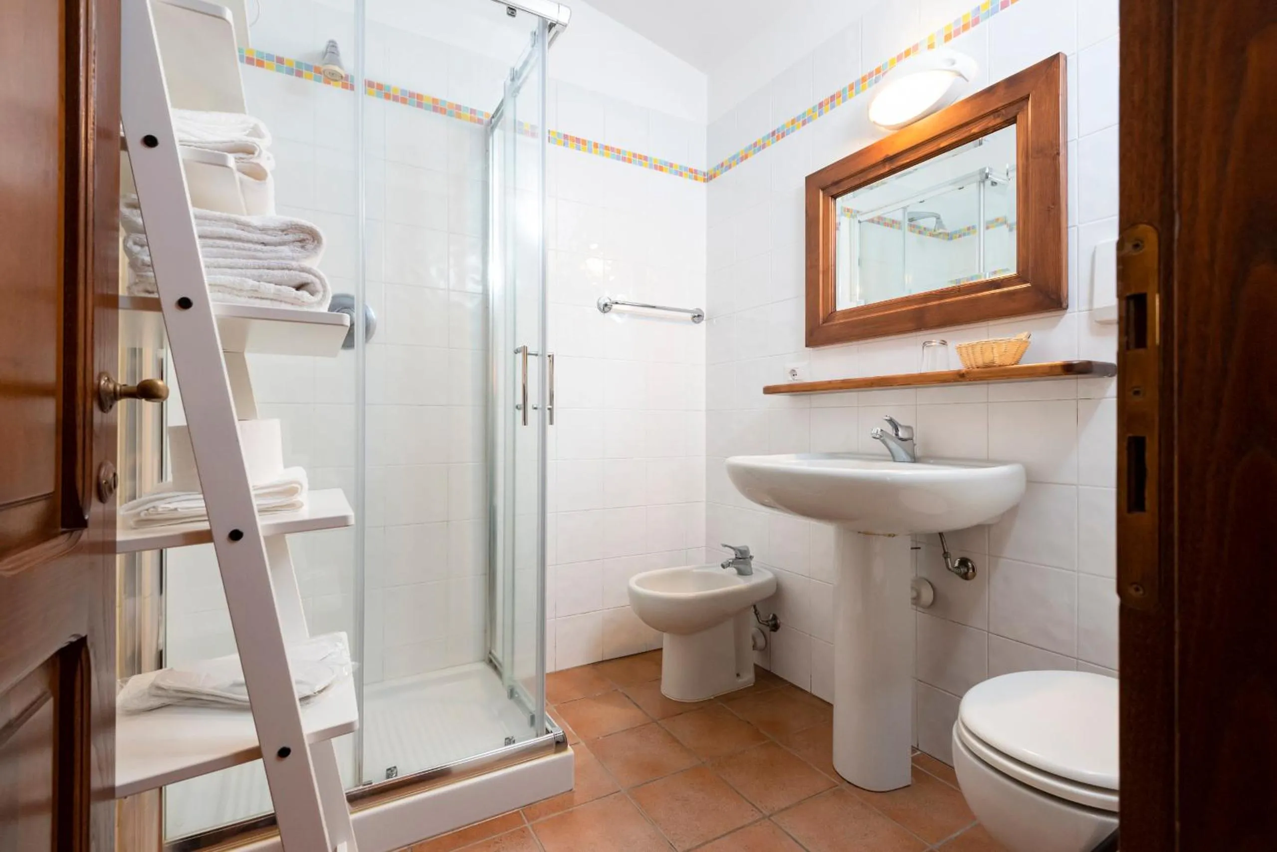 Bathroom in Agriturismo La Rombaia
