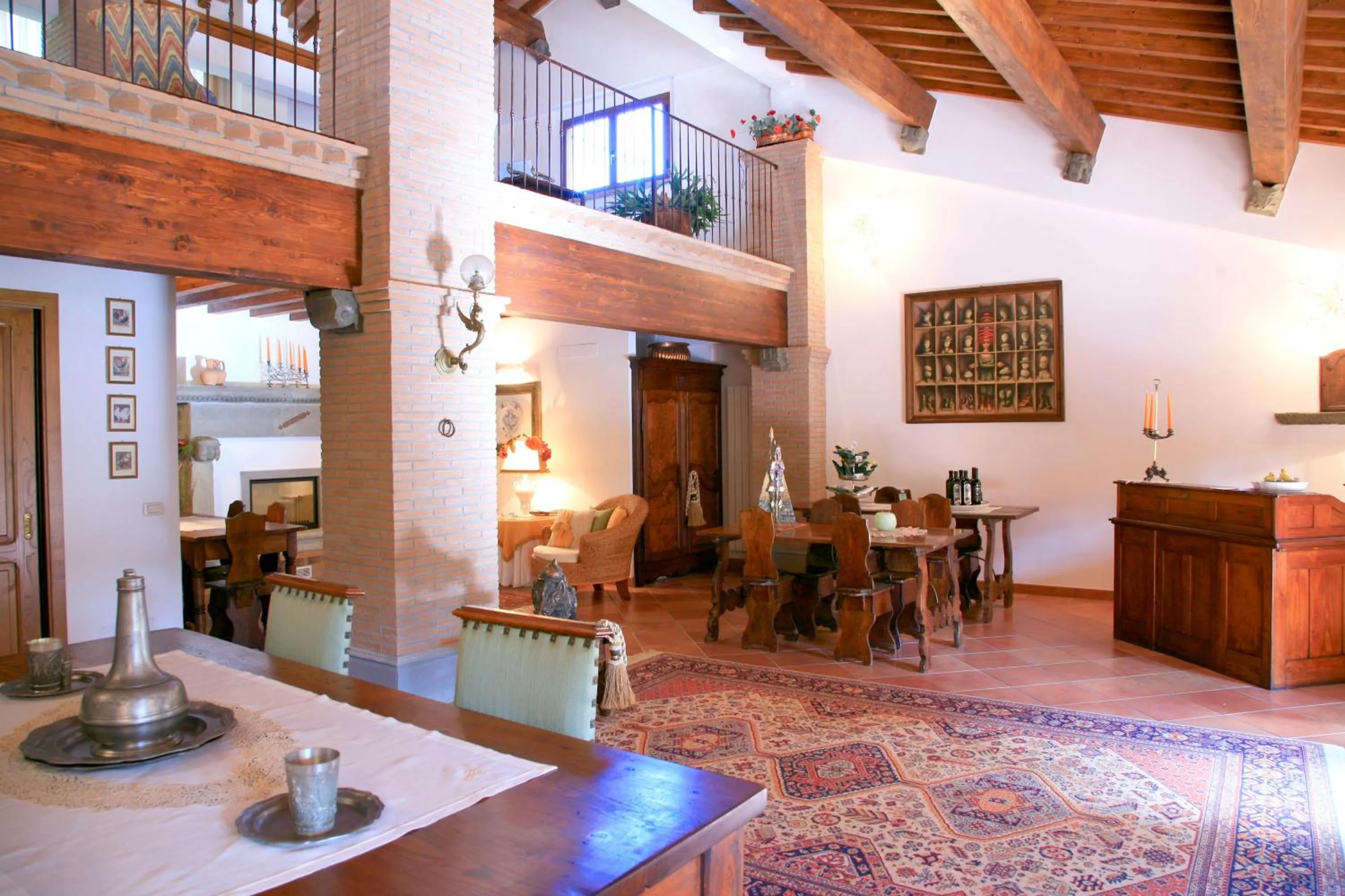 Lobby or reception in Agriturismo La Rombaia