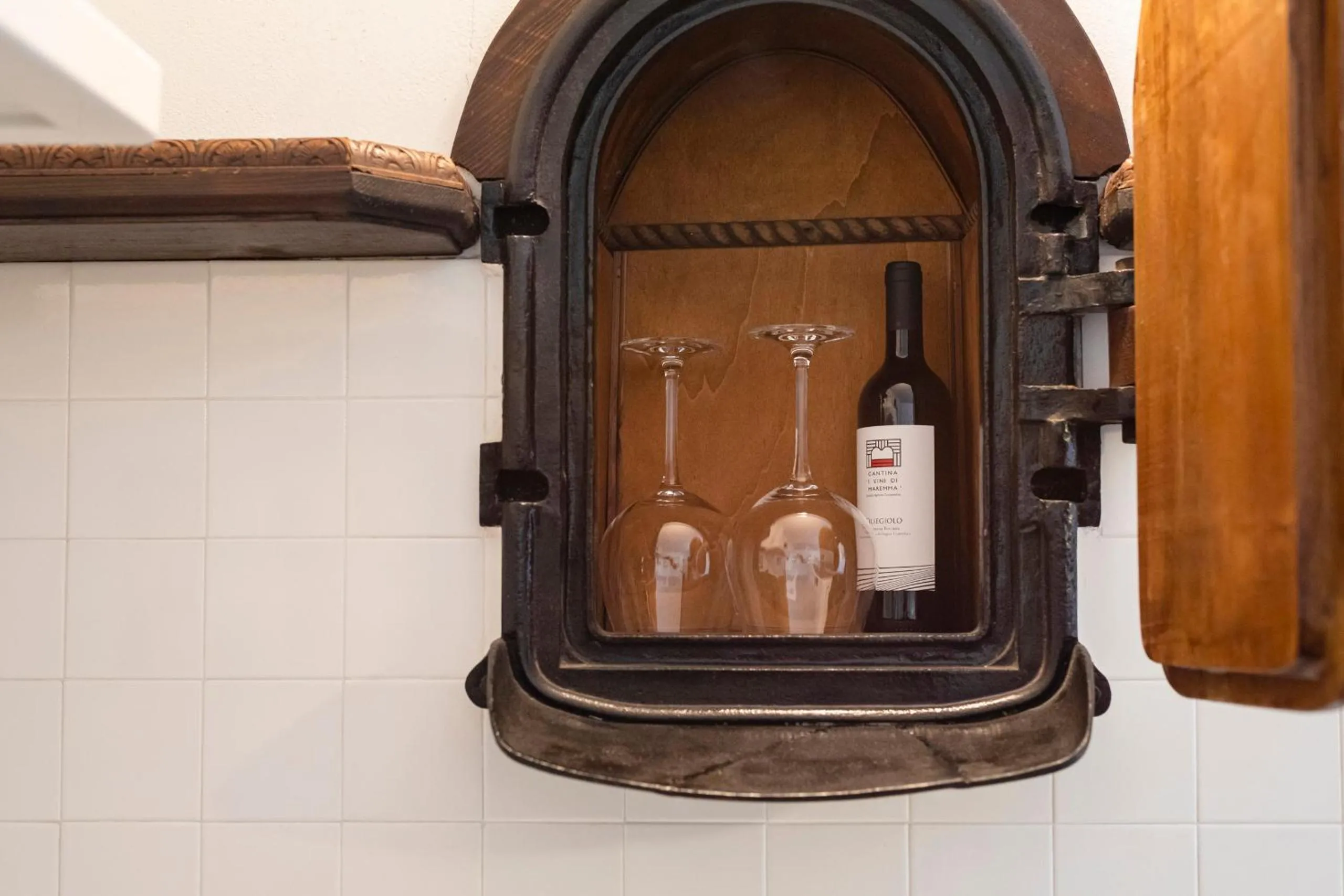 Decorative detail in Agriturismo La Rombaia
