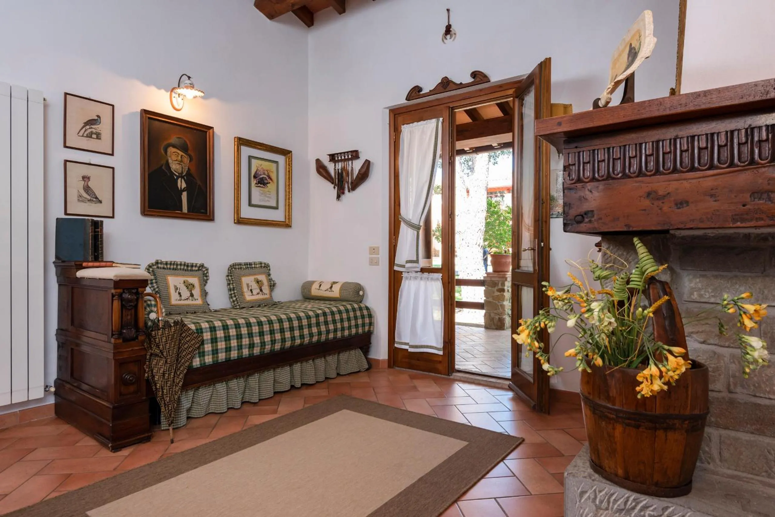 Living room in Agriturismo La Rombaia