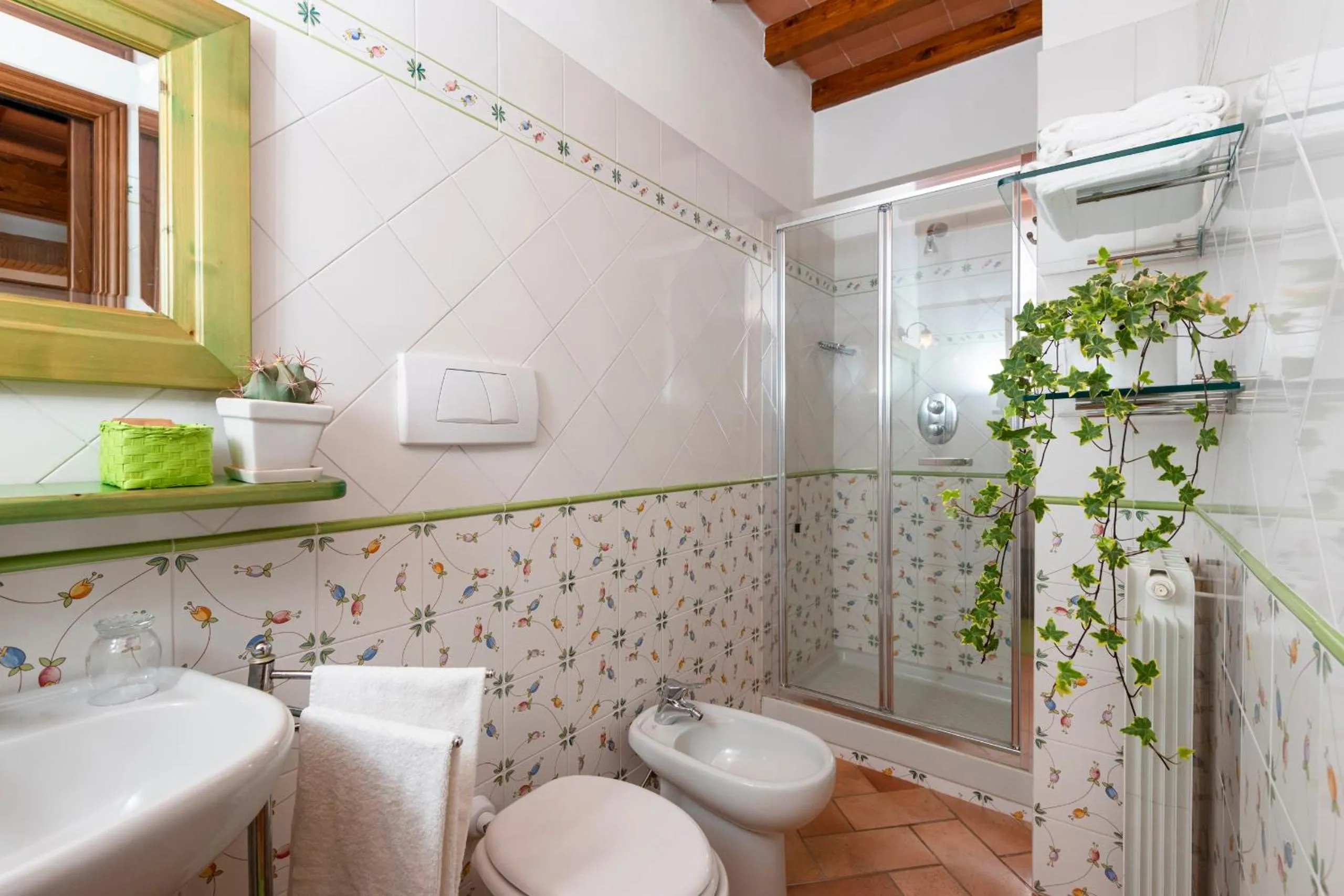 Bathroom in Agriturismo La Rombaia