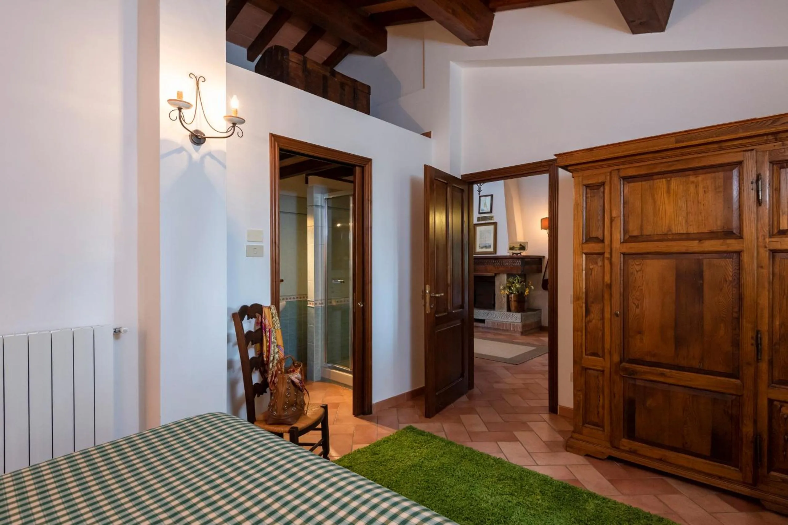 Bedroom, Bed in Agriturismo La Rombaia