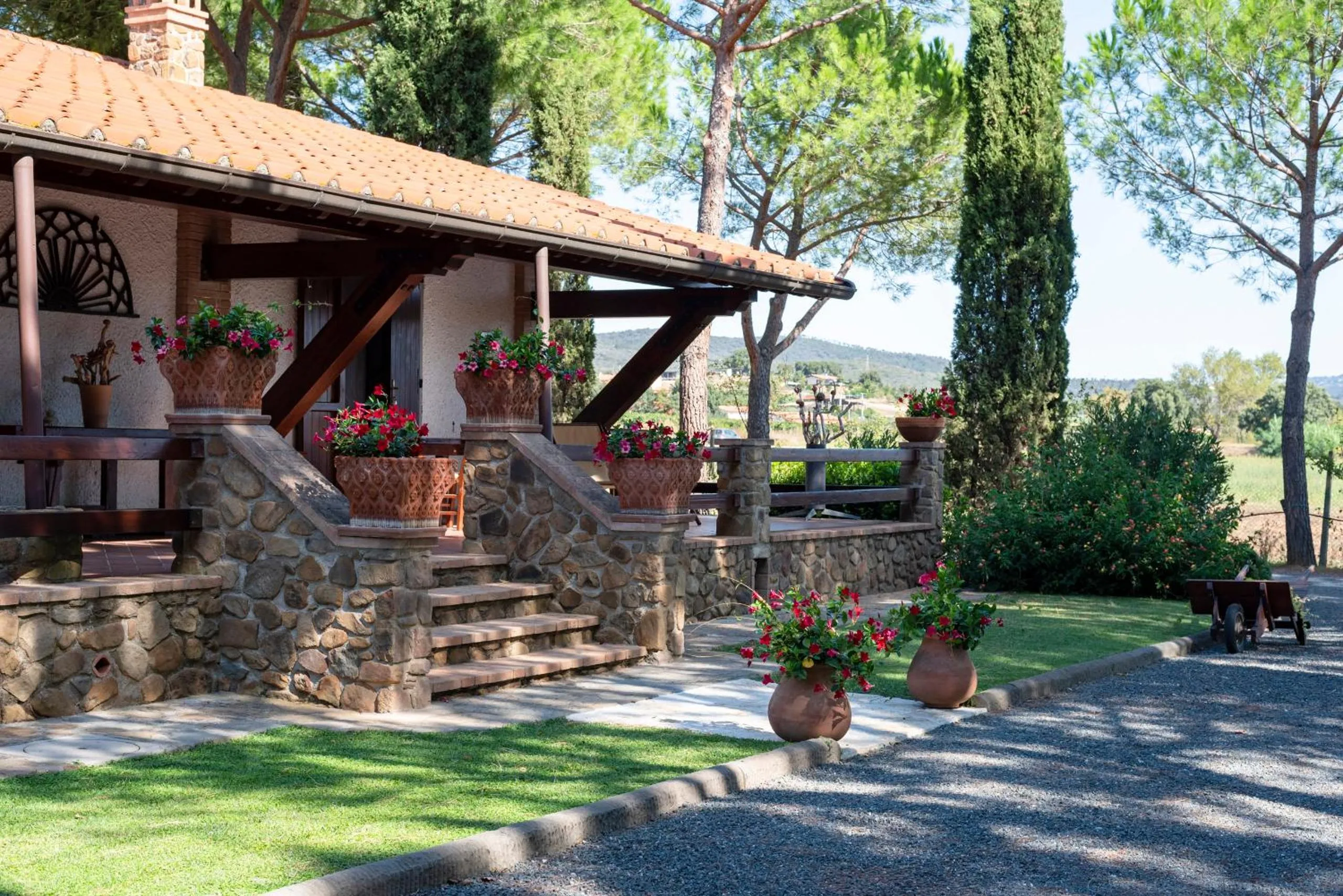 Garden in Agriturismo La Rombaia