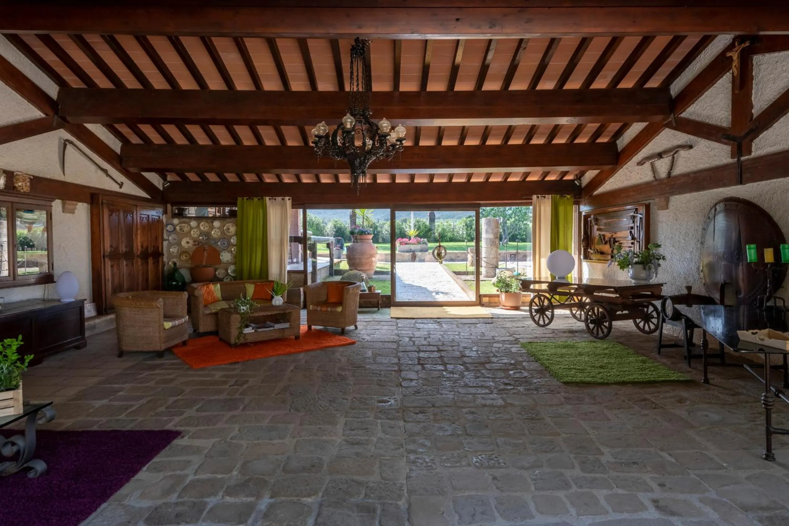 Lobby or reception in Agriturismo La Rombaia