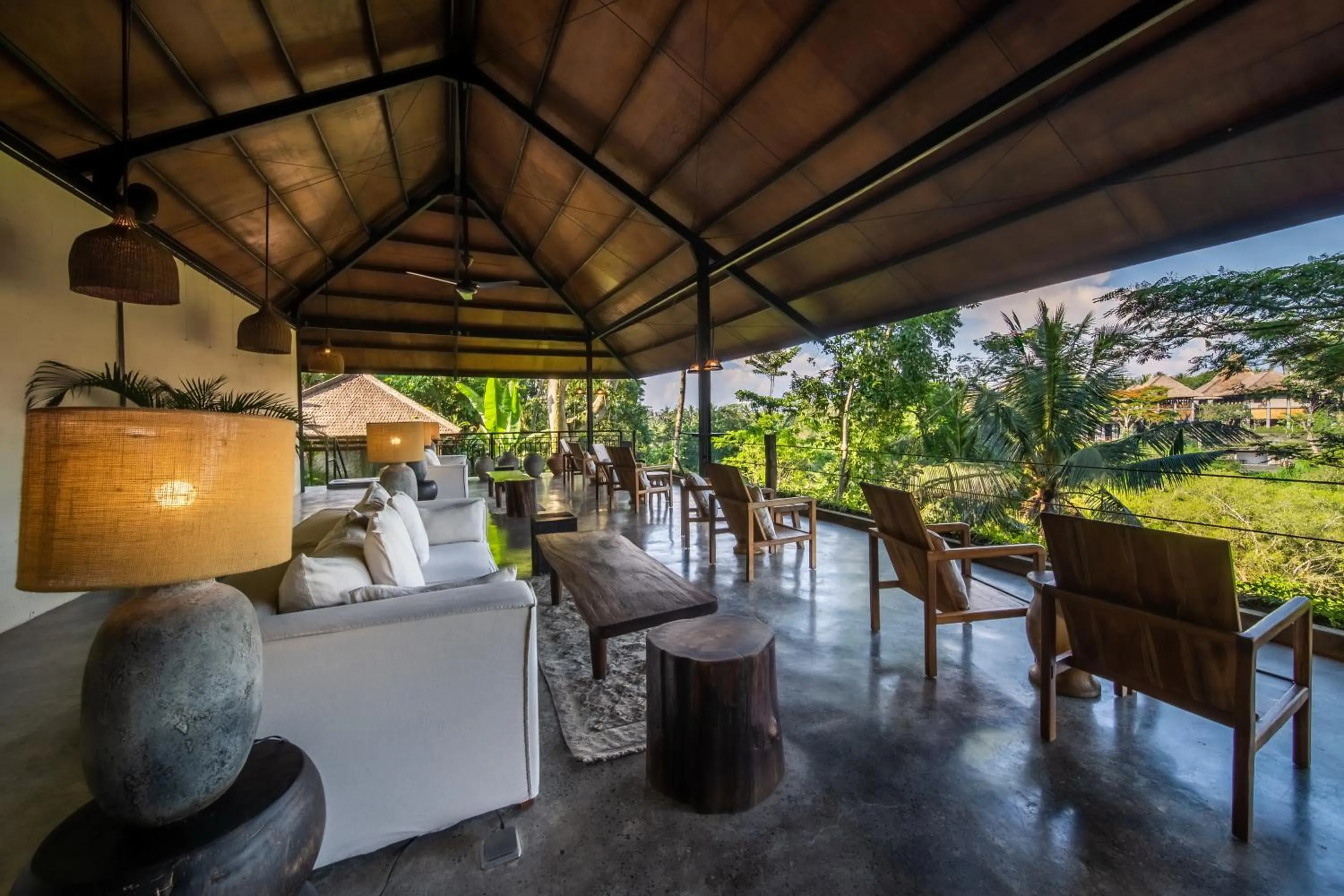 Patio in The Hidden Paradise Ubud - CHSE Certified