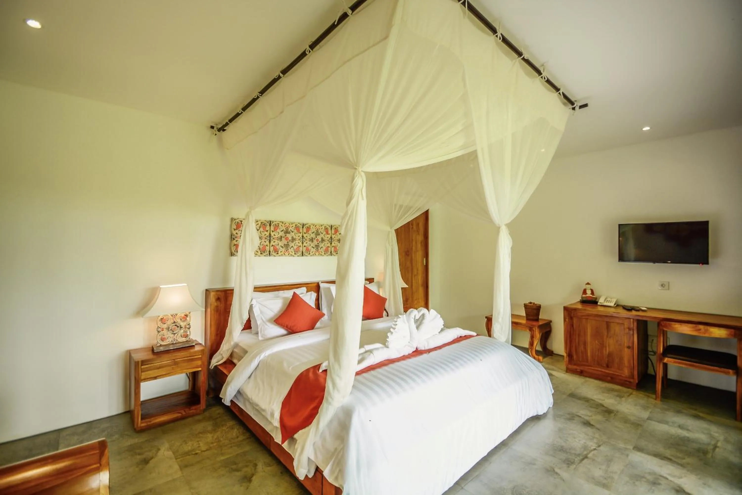 Bed in The Hidden Paradise Ubud - CHSE Certified