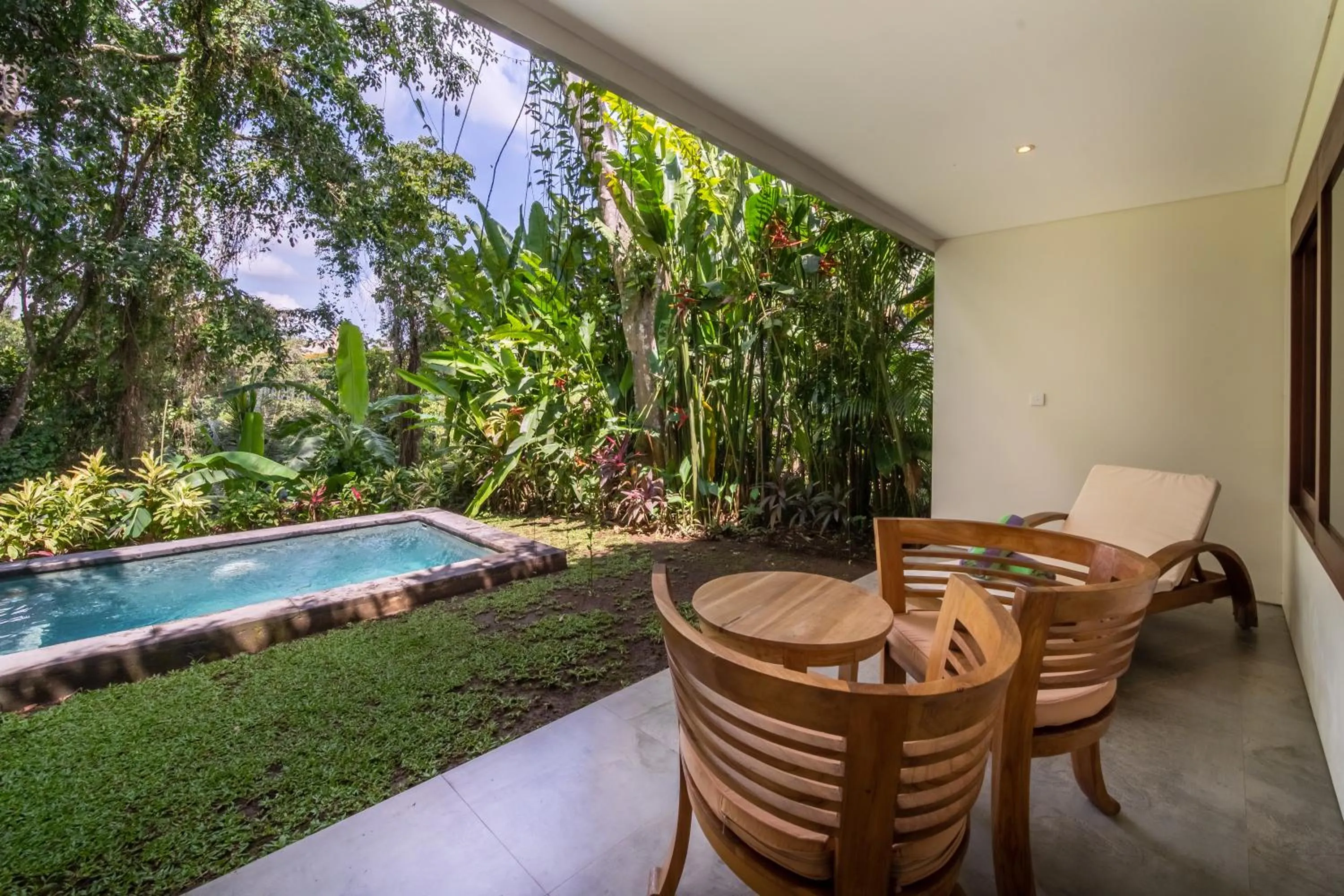 Patio in The Hidden Paradise Ubud - CHSE Certified