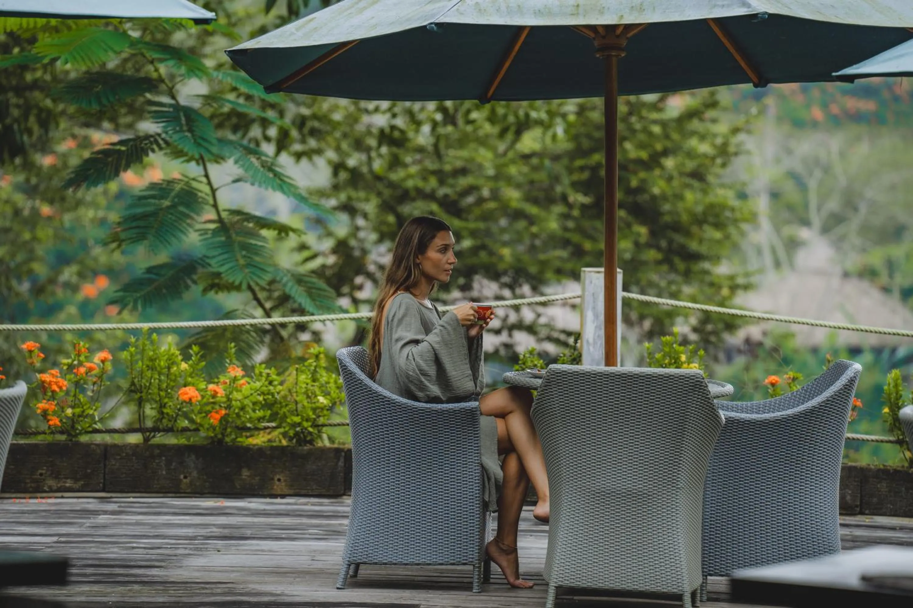 Patio in The Hidden Paradise Ubud - CHSE Certified