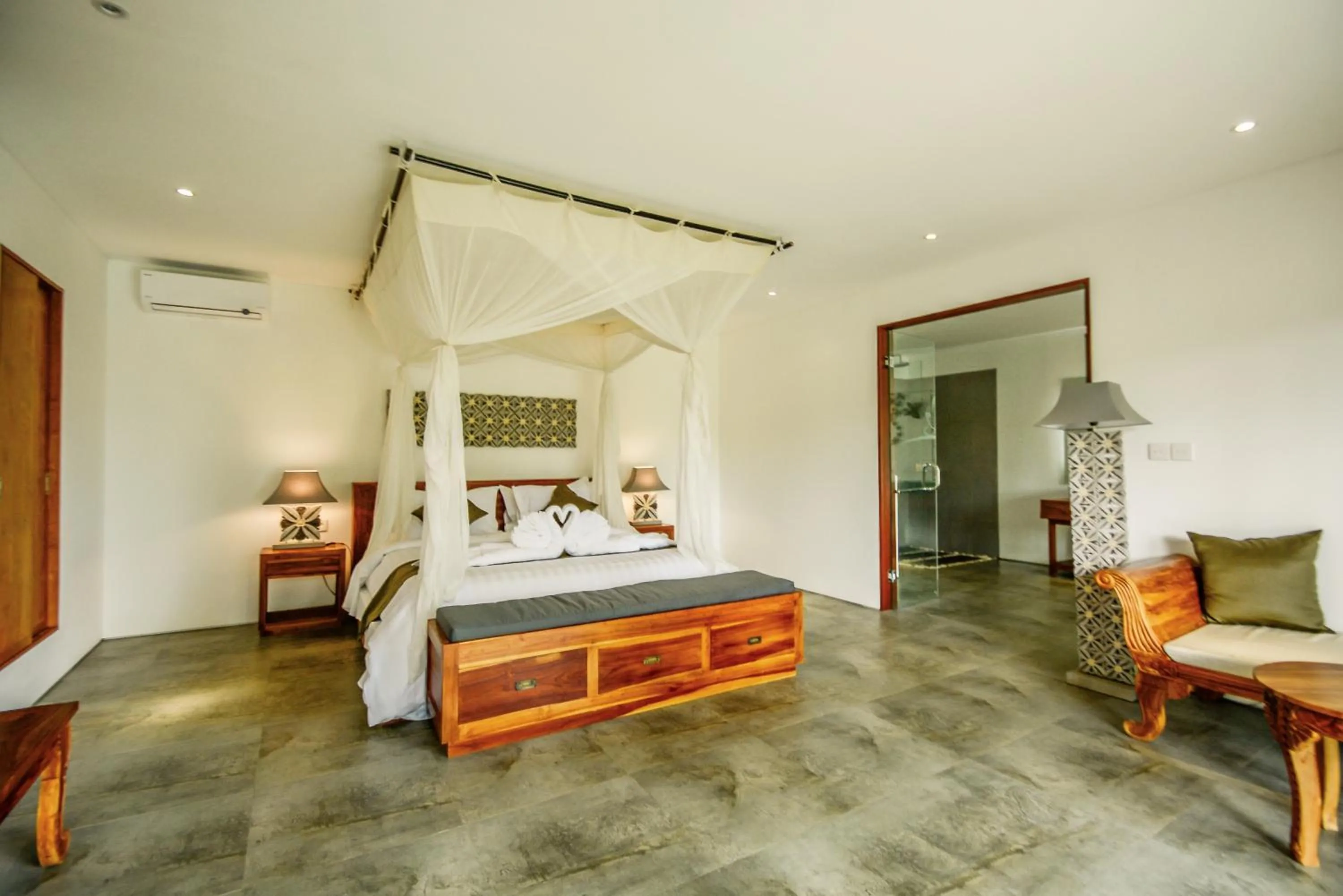 Patio, Bed in The Hidden Paradise Ubud - CHSE Certified