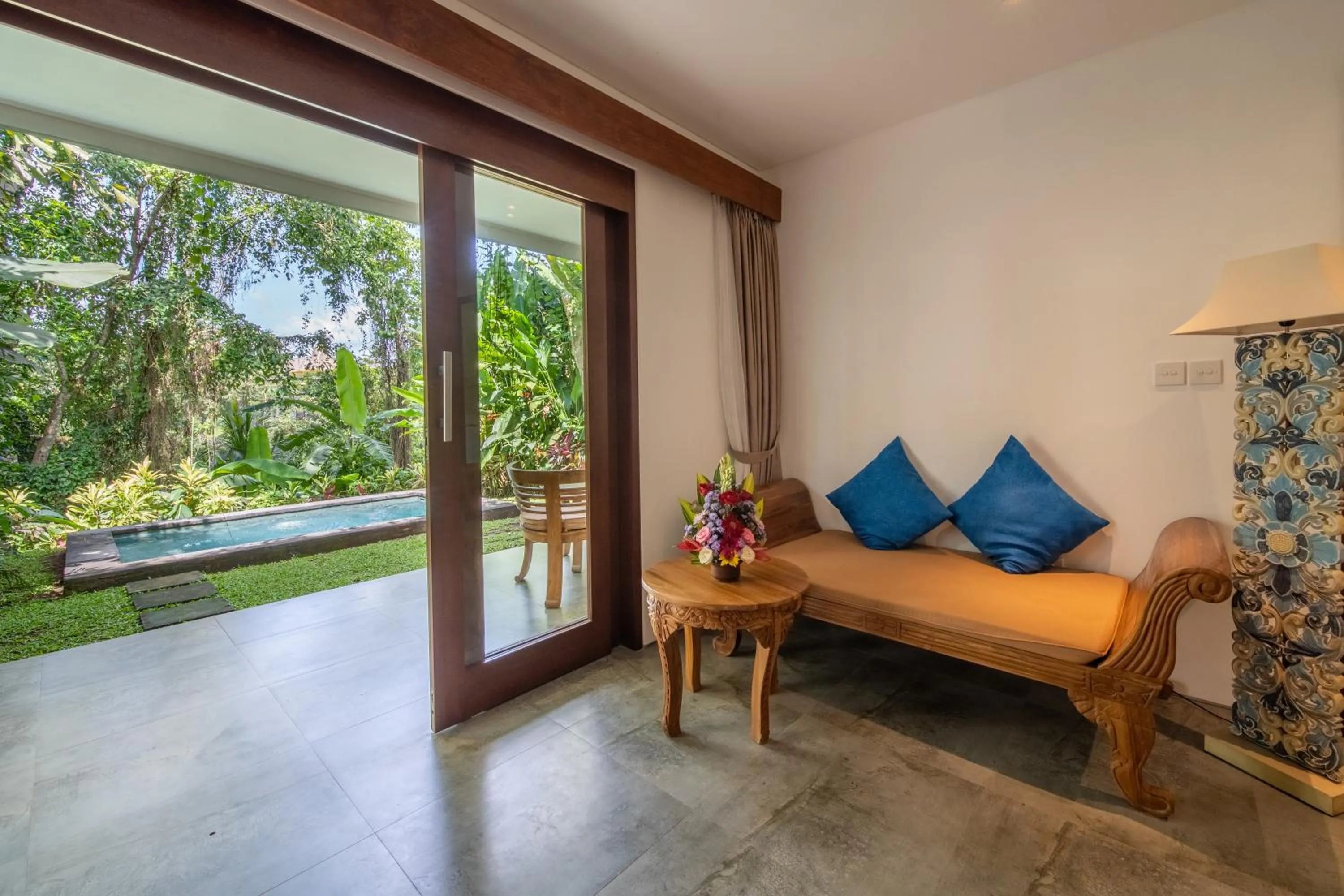 Patio in The Hidden Paradise Ubud - CHSE Certified