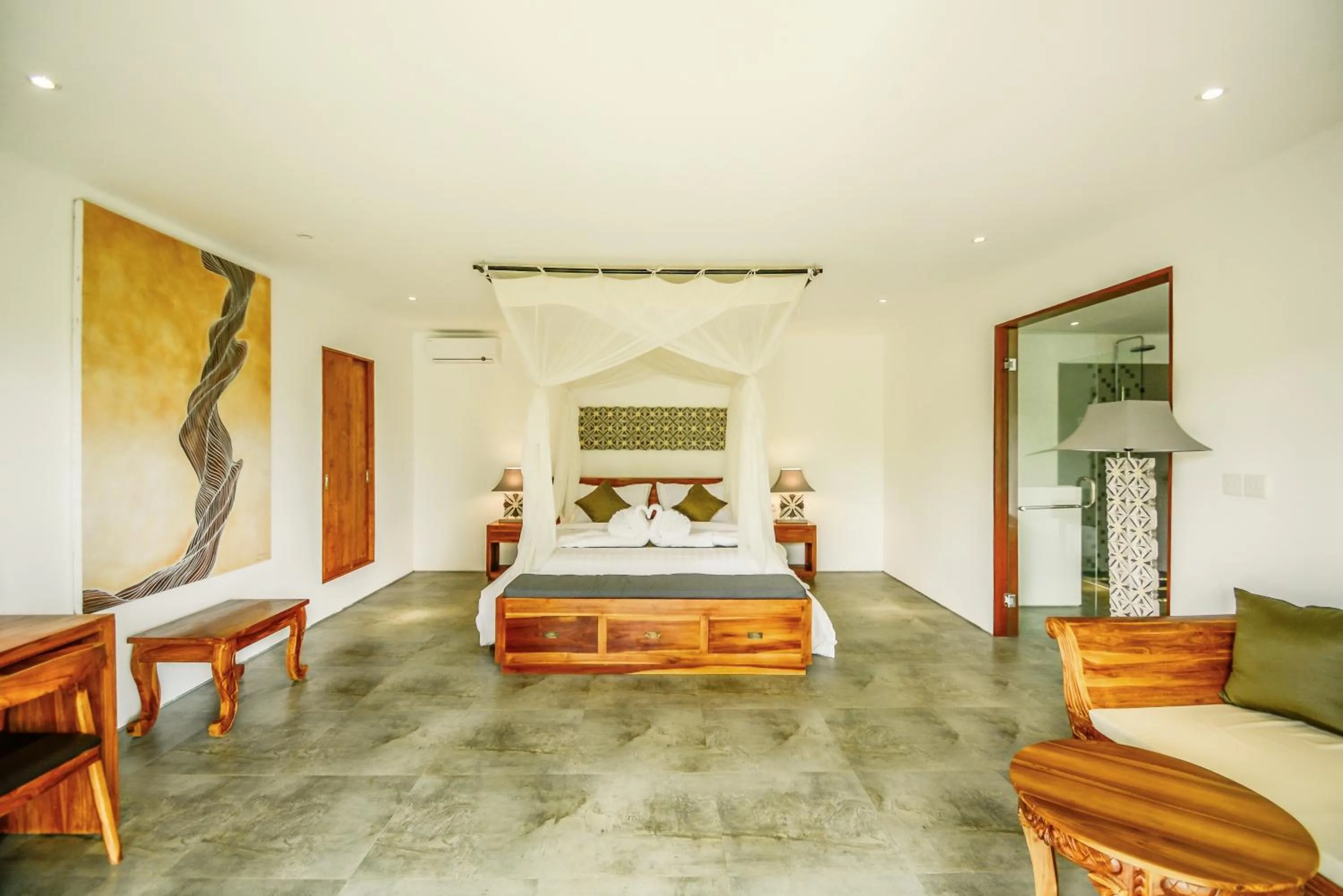 Bed in The Hidden Paradise Ubud - CHSE Certified