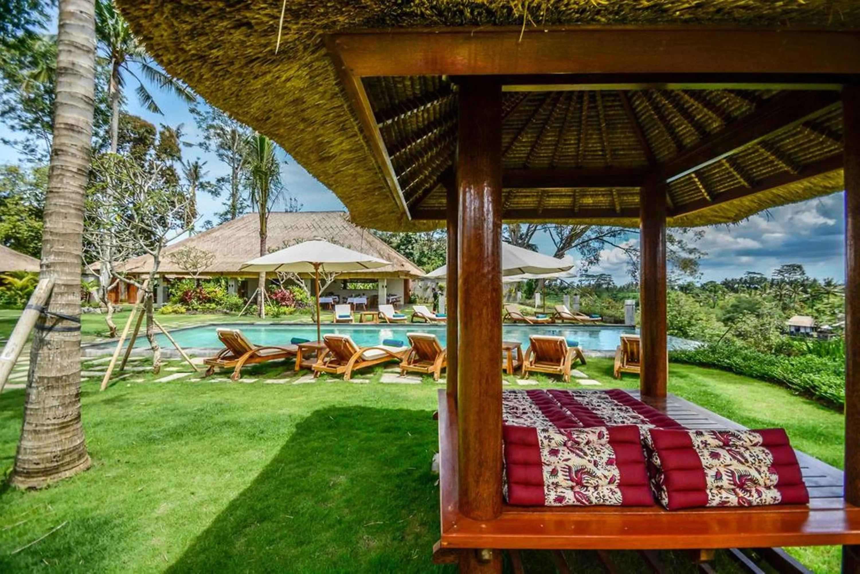 Patio in The Hidden Paradise Ubud - CHSE Certified