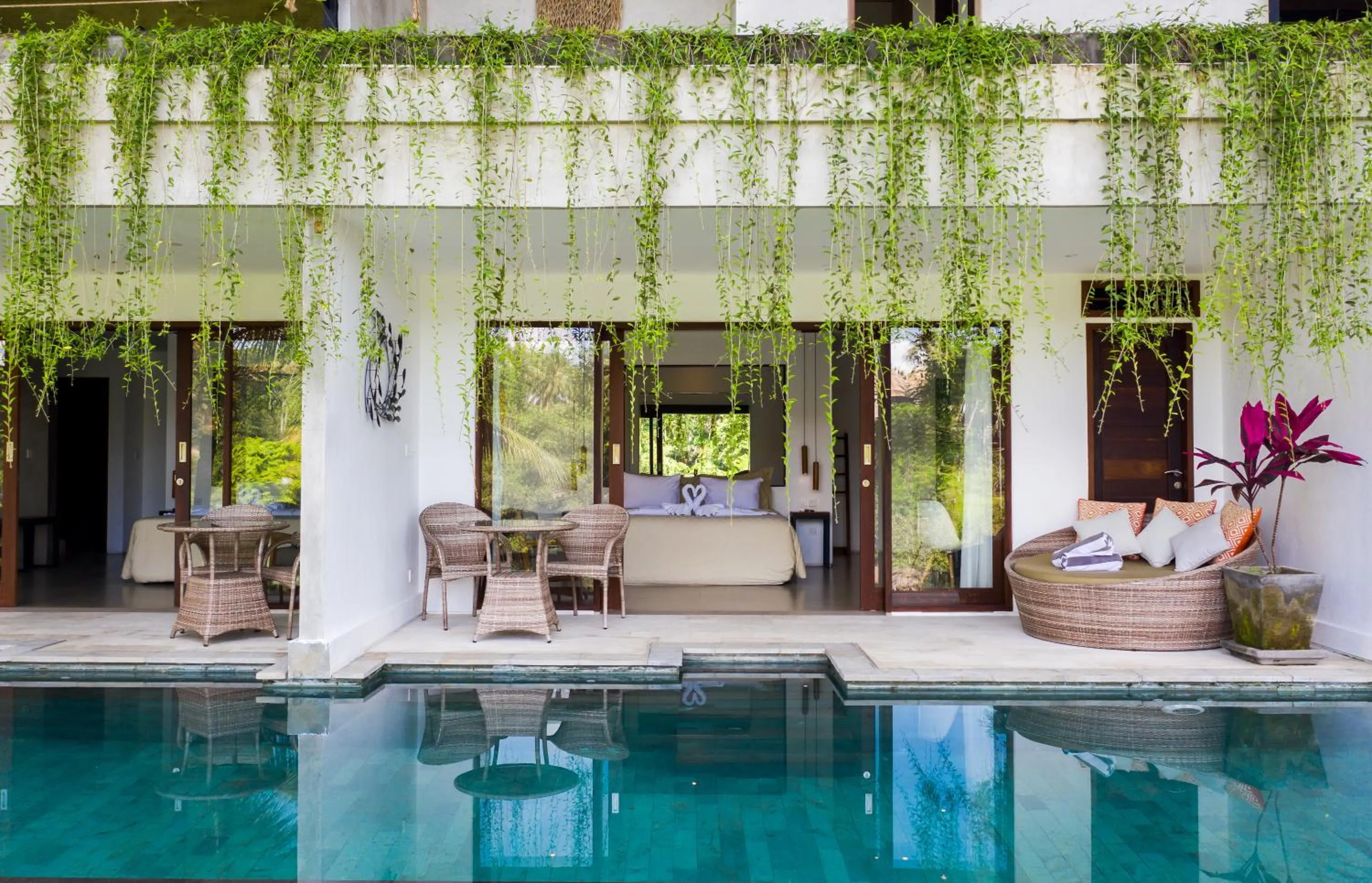 Patio in The Hidden Paradise Ubud - CHSE Certified
