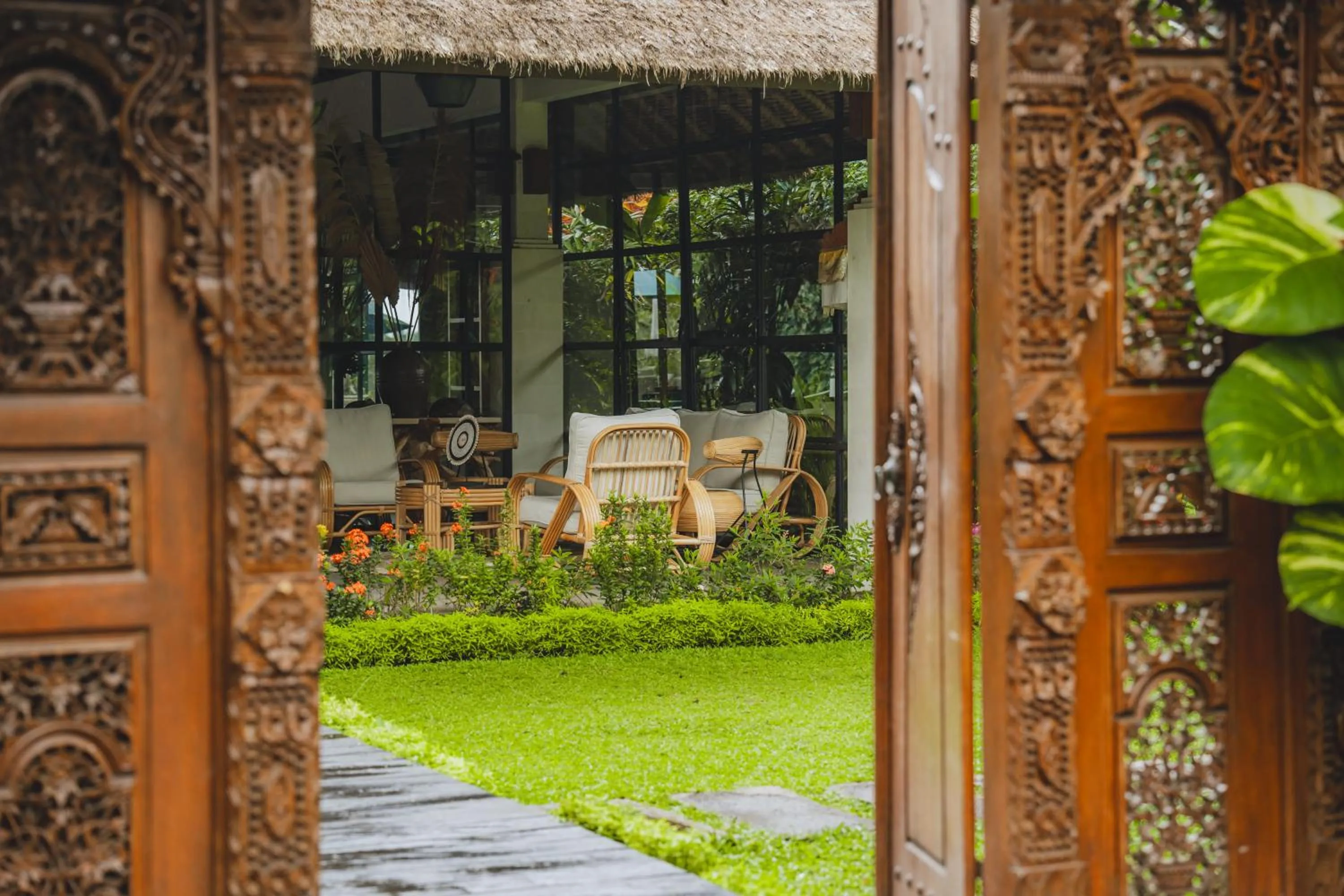 Patio in The Hidden Paradise Ubud - CHSE Certified