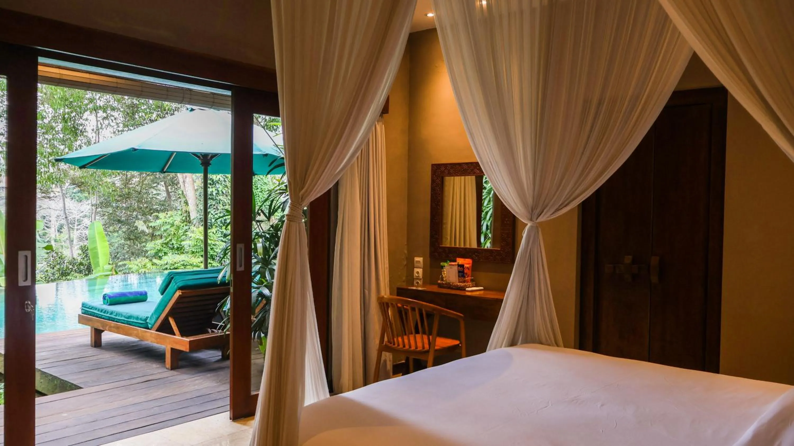 Bed in The Hidden Paradise Ubud - CHSE Certified