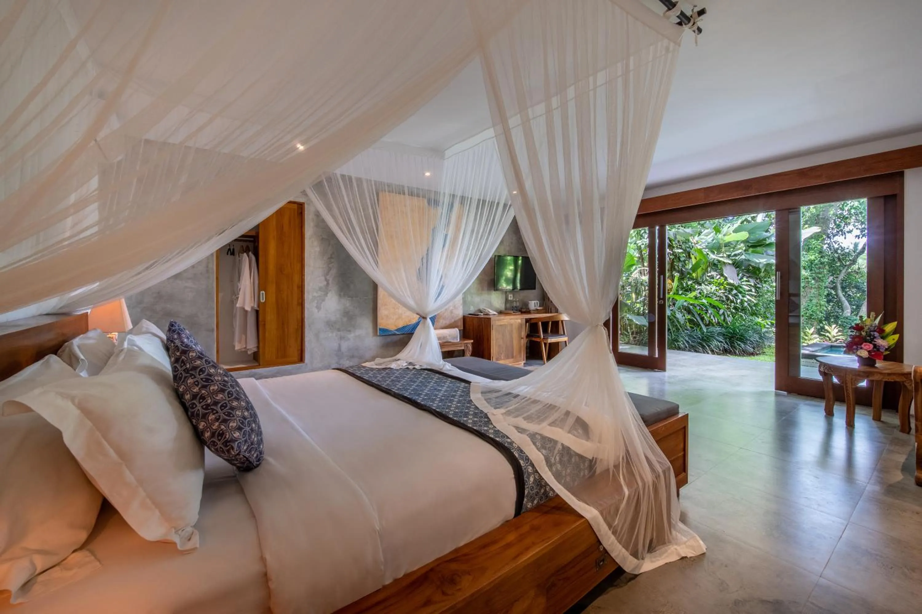 Bed in The Hidden Paradise Ubud - CHSE Certified