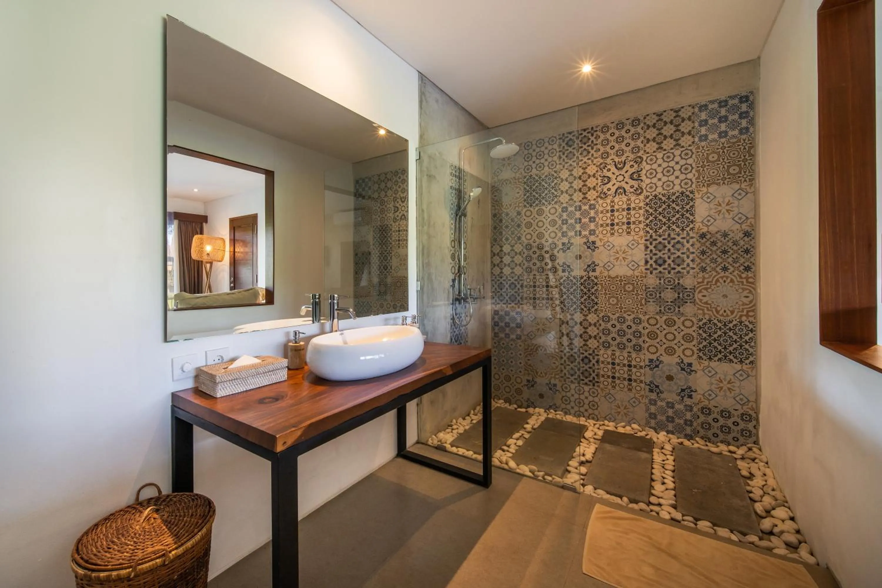 Shower in The Hidden Paradise Ubud - CHSE Certified