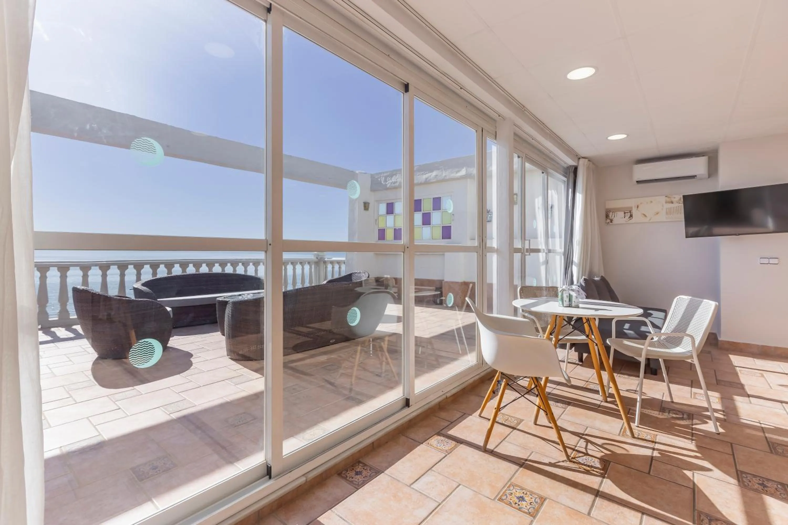 Balcony/Terrace in Hotel Moon Dreams Mediterráneo