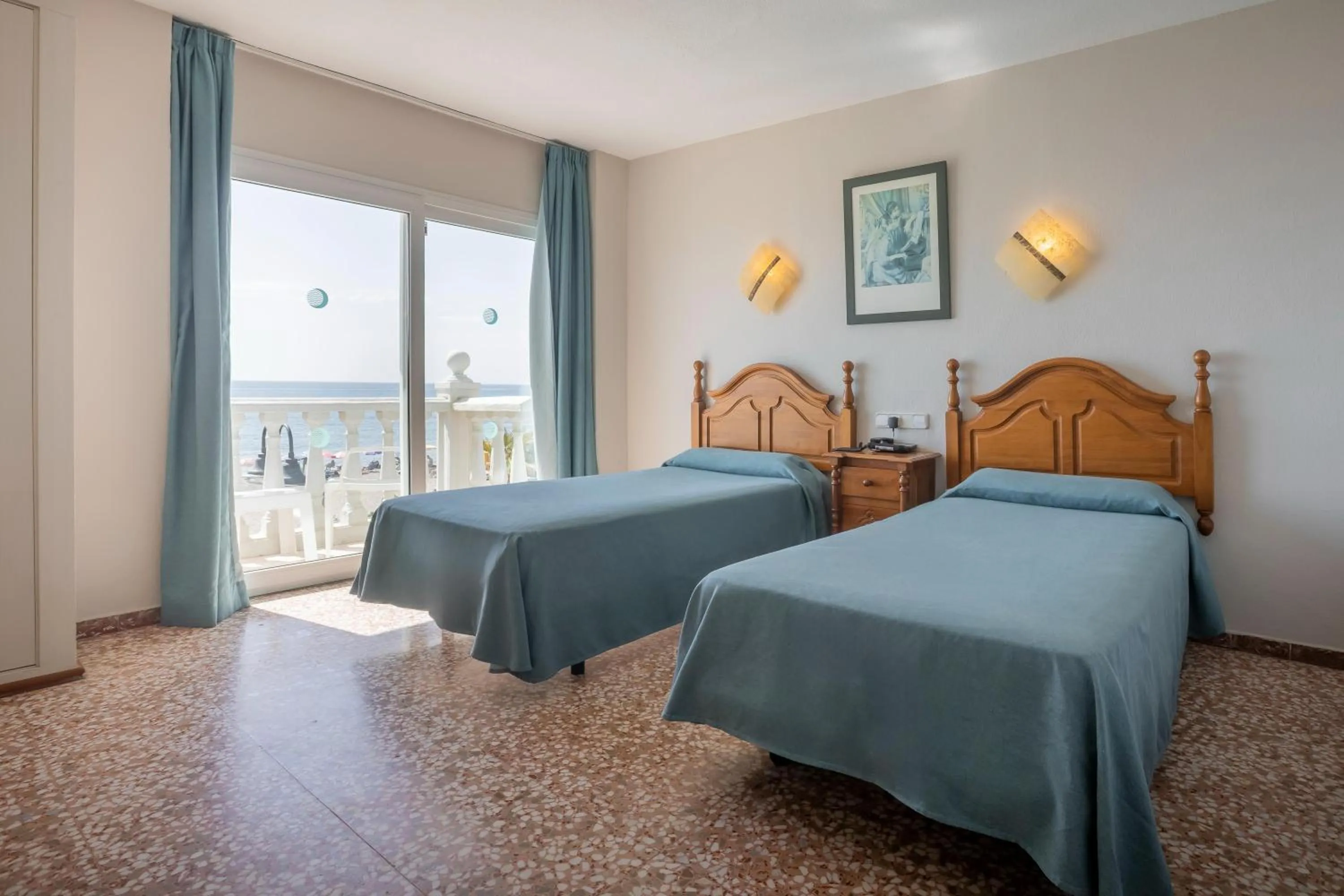 Bed in Hotel Moon Dreams Mediterráneo