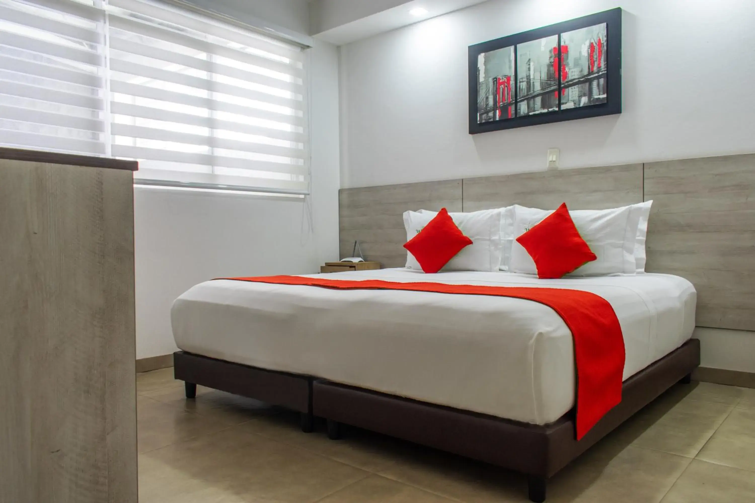 Bed in Waira Suites Bed in Waira Suites