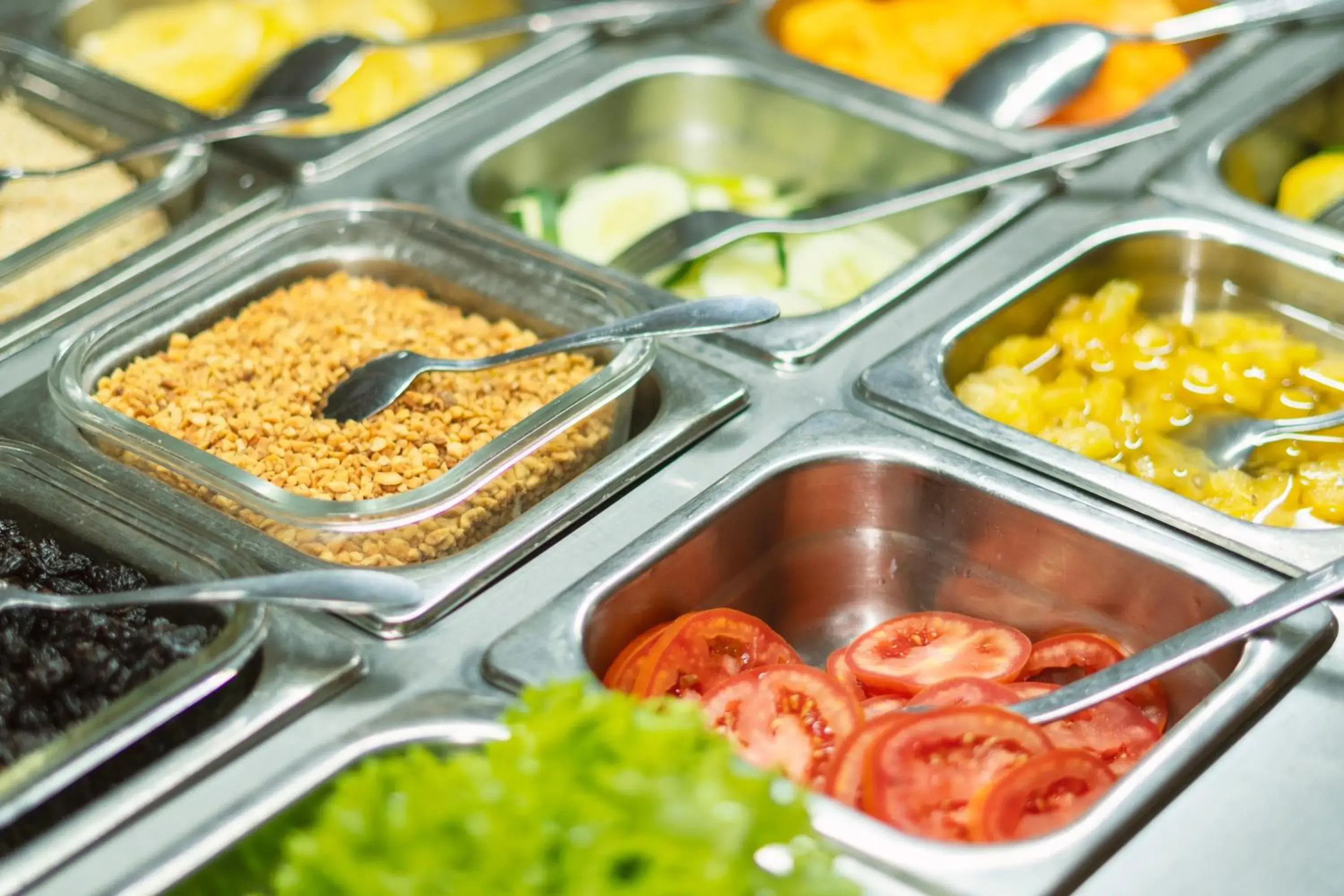 Buffet breakfast in Waira Suites Buffet breakfast in Waira Suites