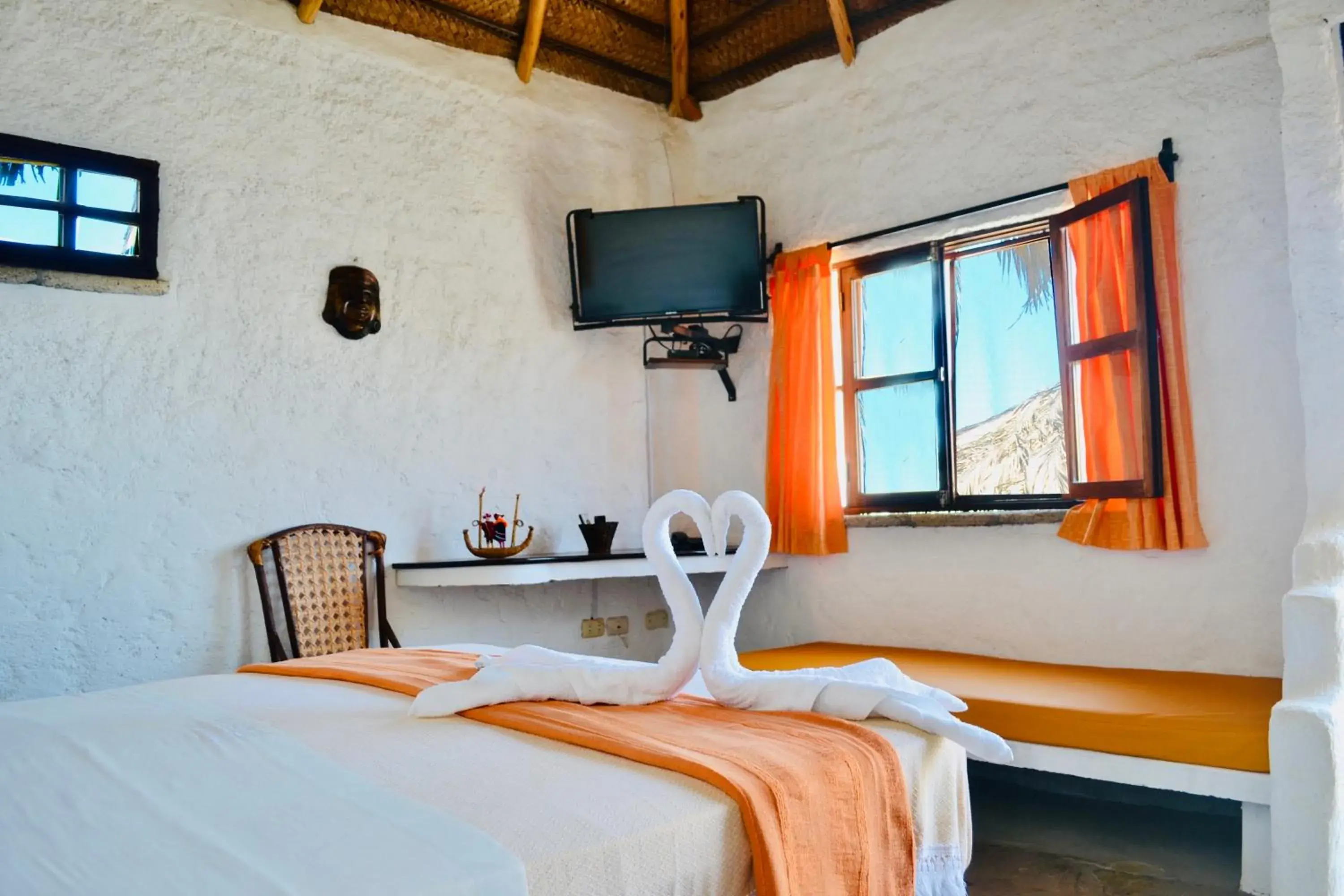 Habitación matrimonial standard con cama queen size in Hotel Smiling Crab Habitación matrimonial standard con cama queen size in Hotel Smiling Crab