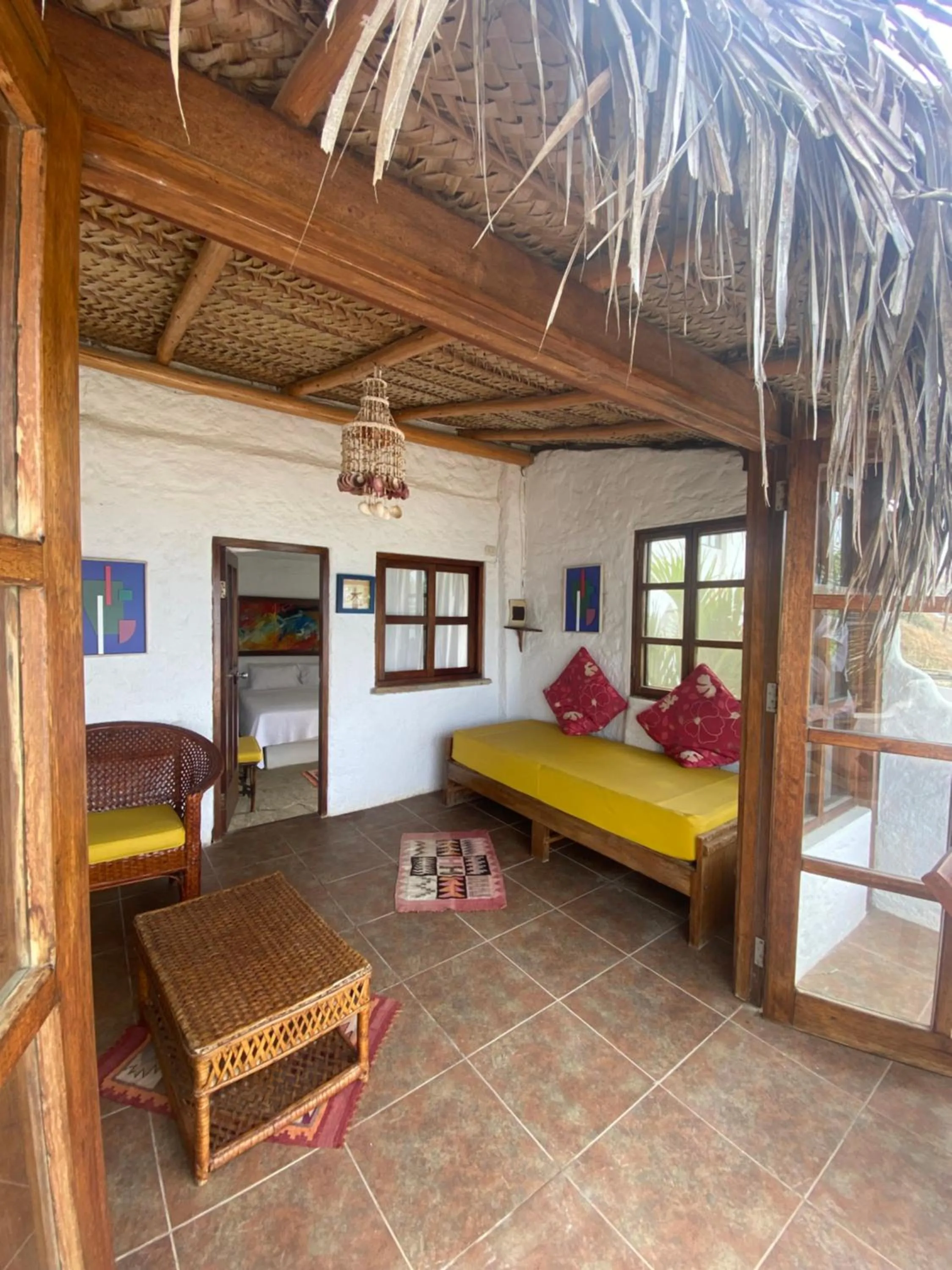 Bed in Hotel Smiling Crab