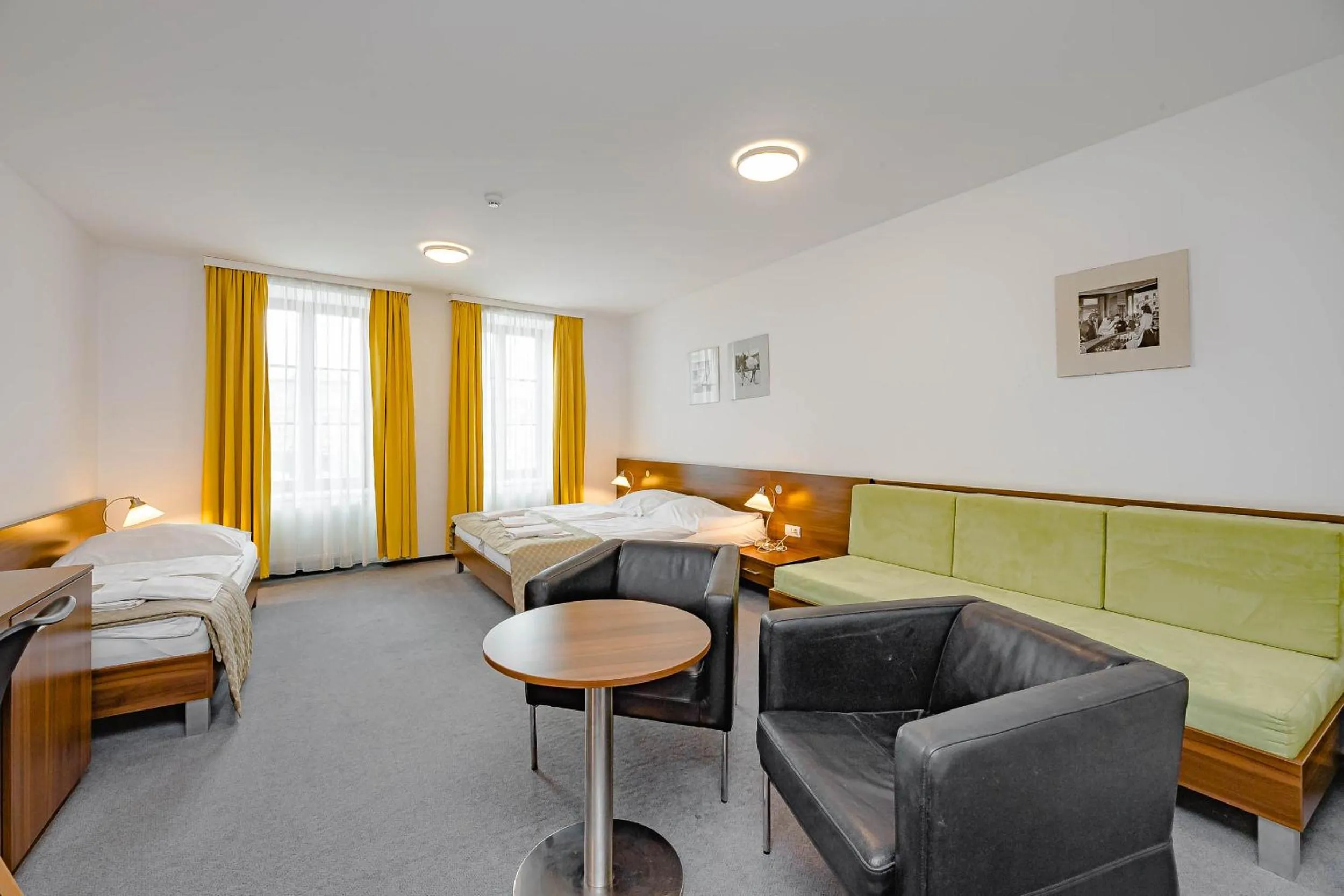 Seating area, Bed in Penzion U Zvonu