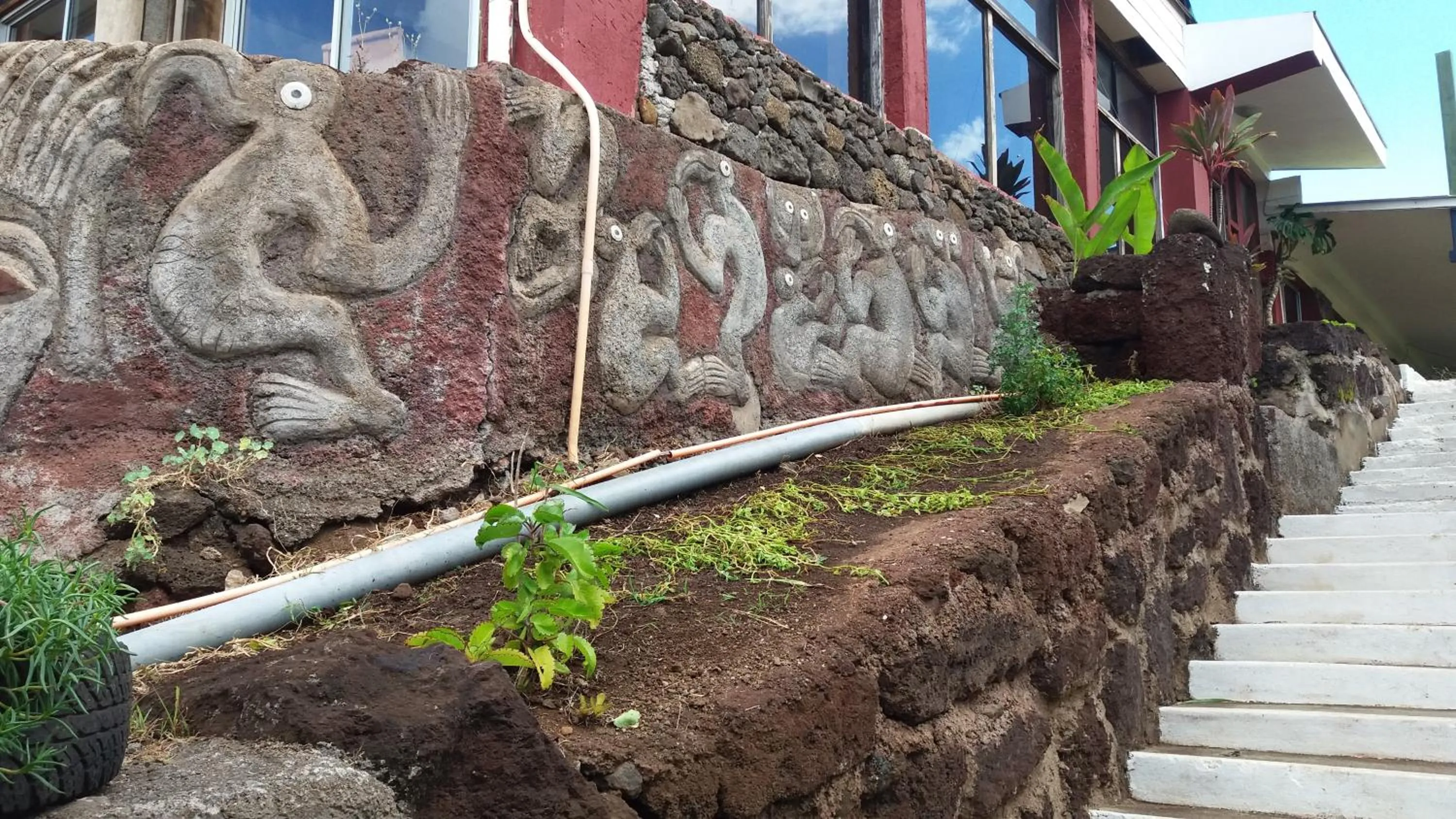 Decorative detail in Tupa Hotel