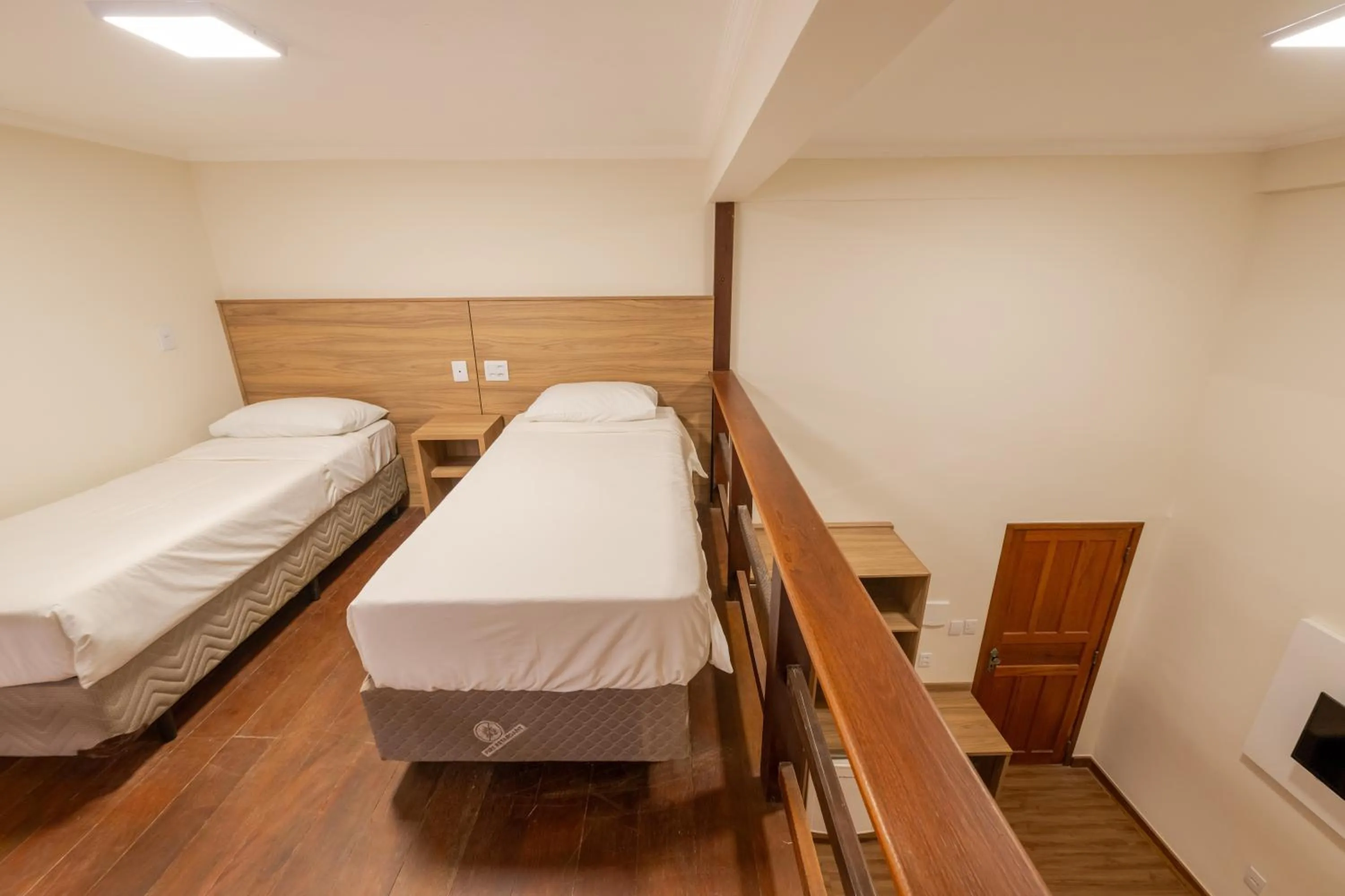 Bed in Vektor Hotéis - Unidade Mariana