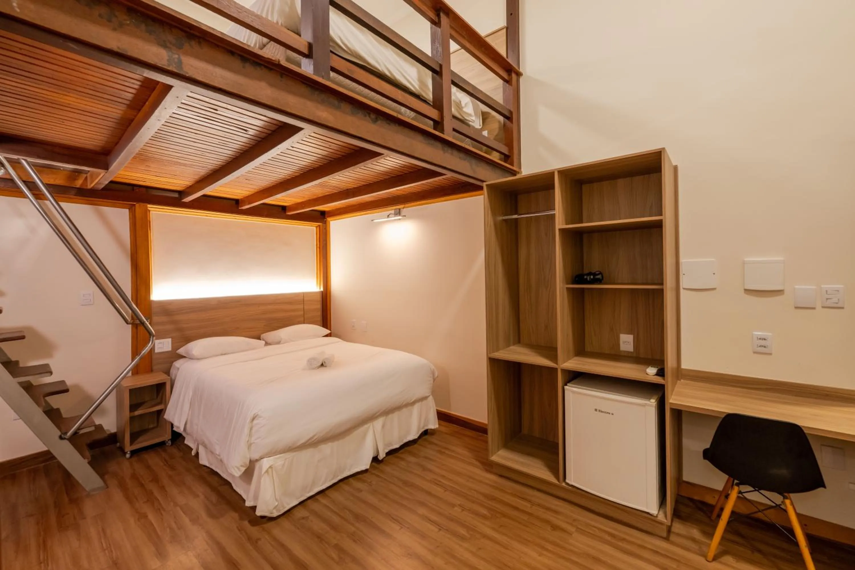 Bed in Vektor Hotéis - Unidade Mariana