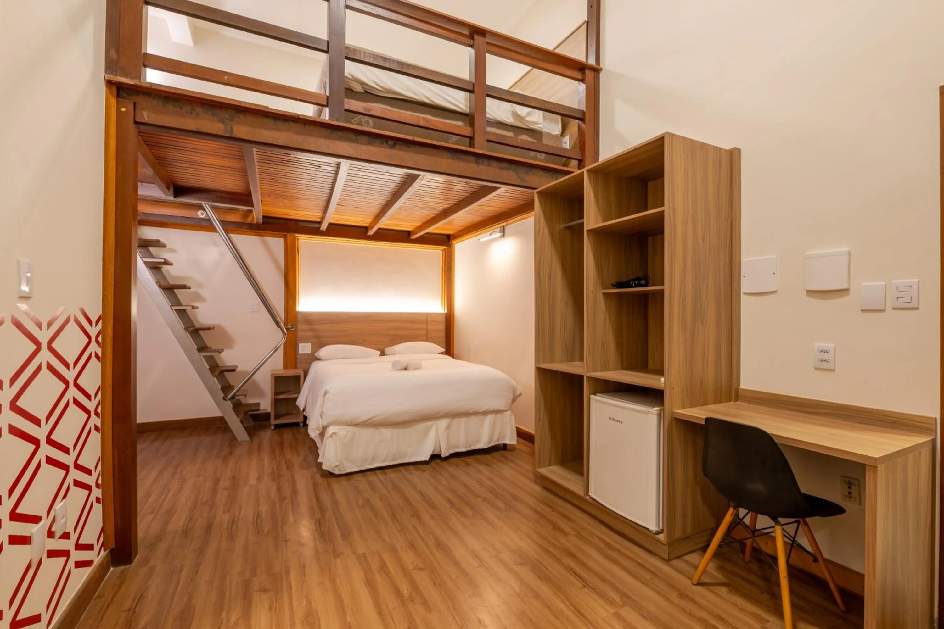 Bed in Vektor Hotéis - Unidade Mariana