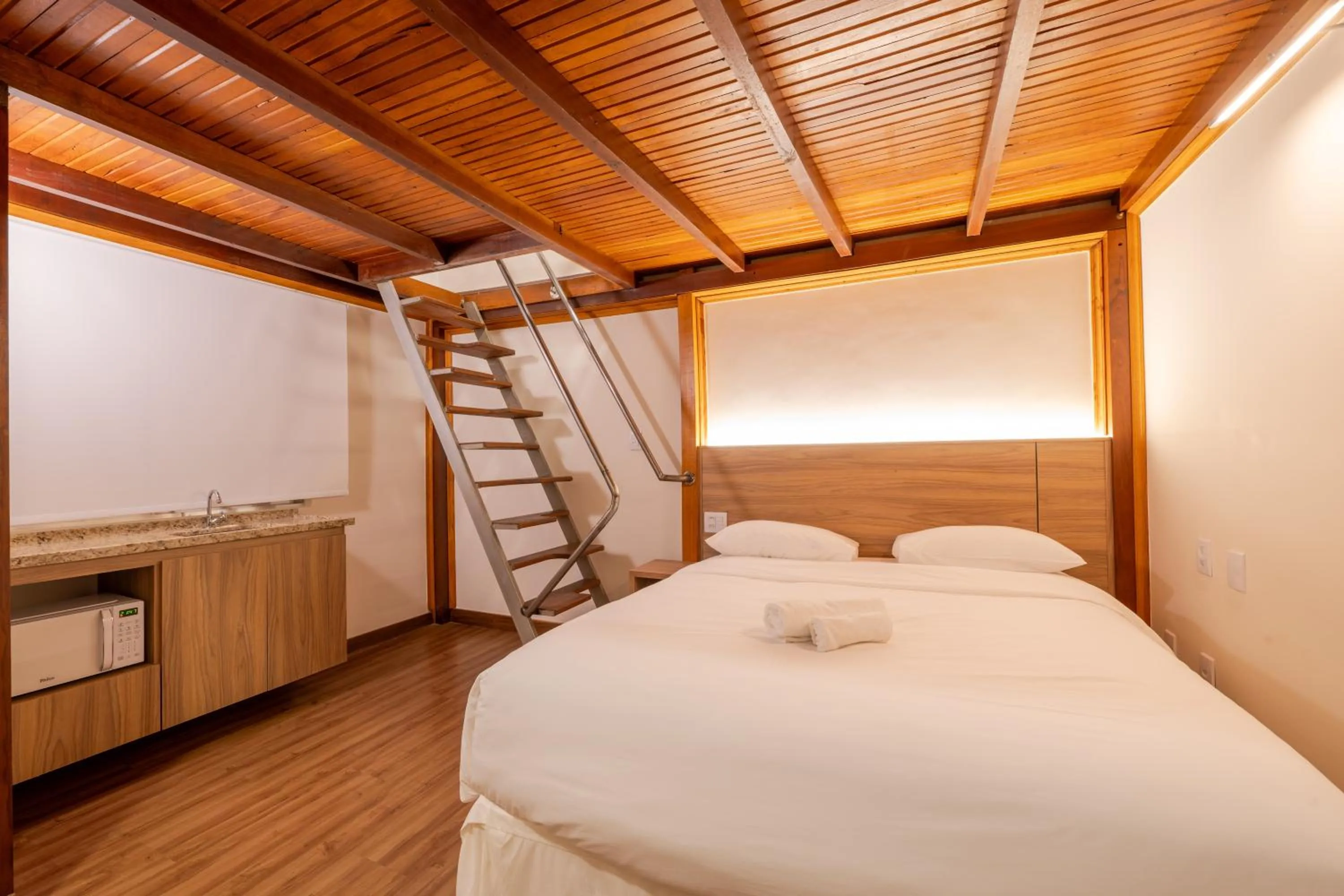 Bed in Vektor Hotéis - Unidade Mariana