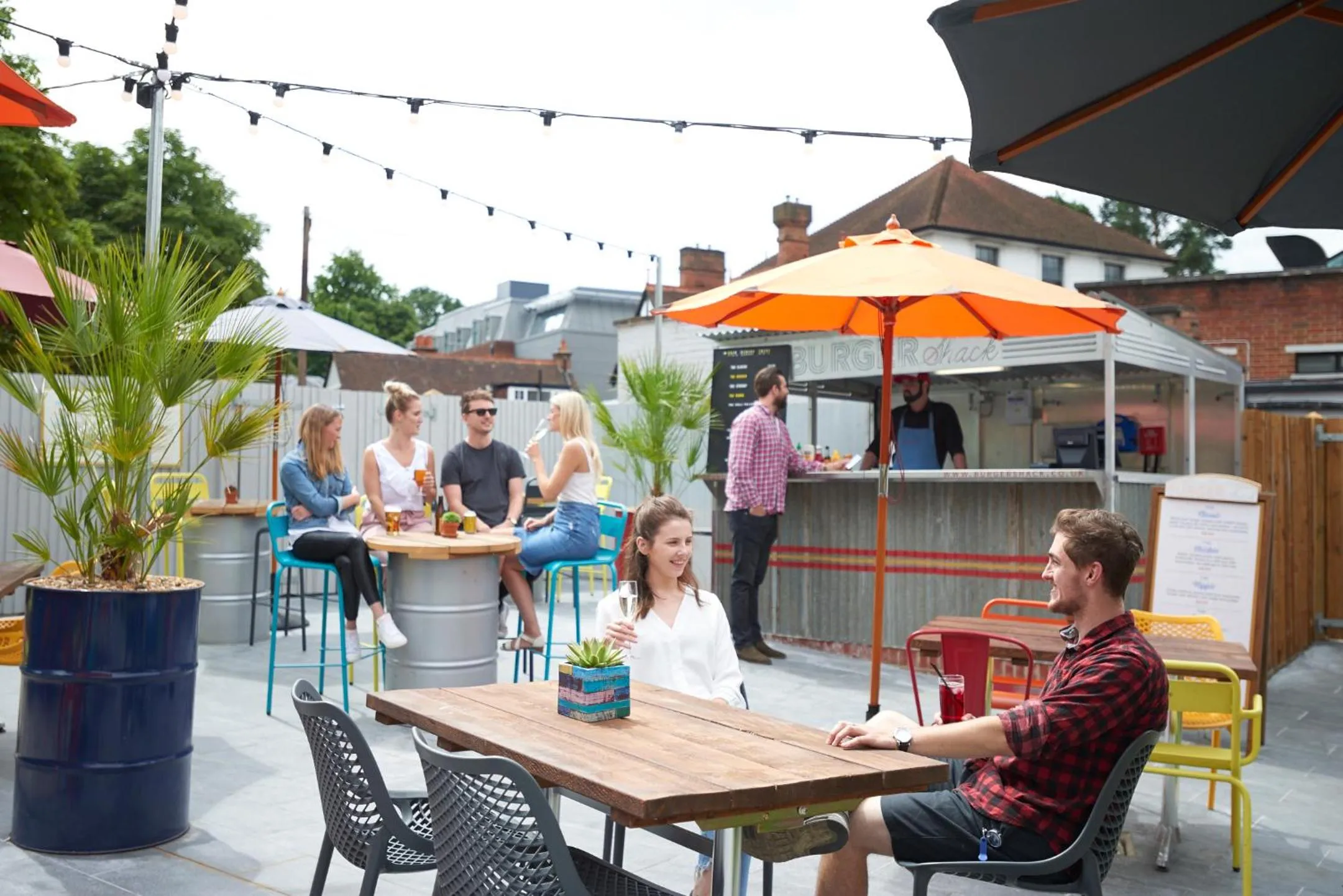 Patio in The Bear Esher