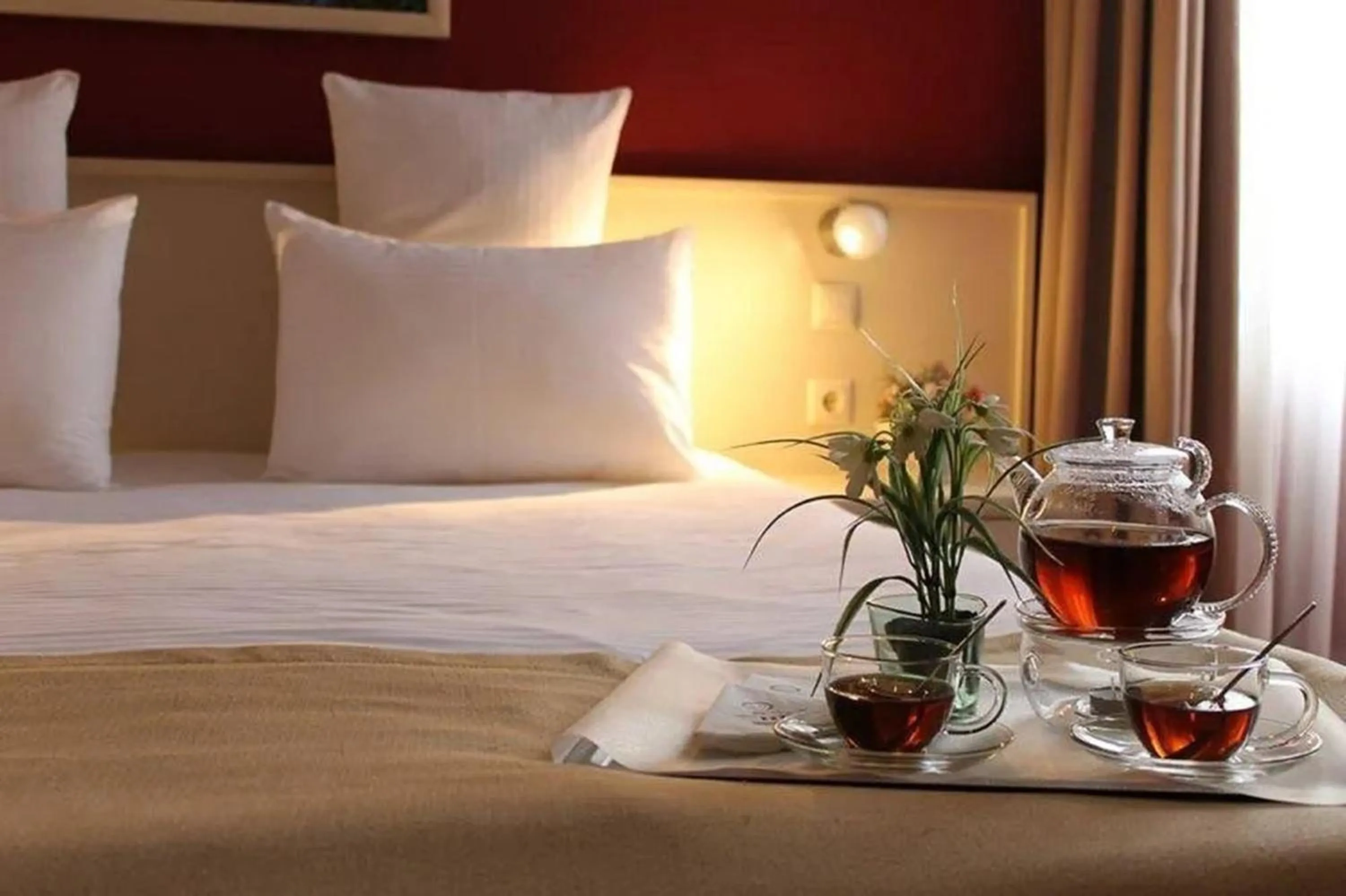 Bed in Green Tower Hotel