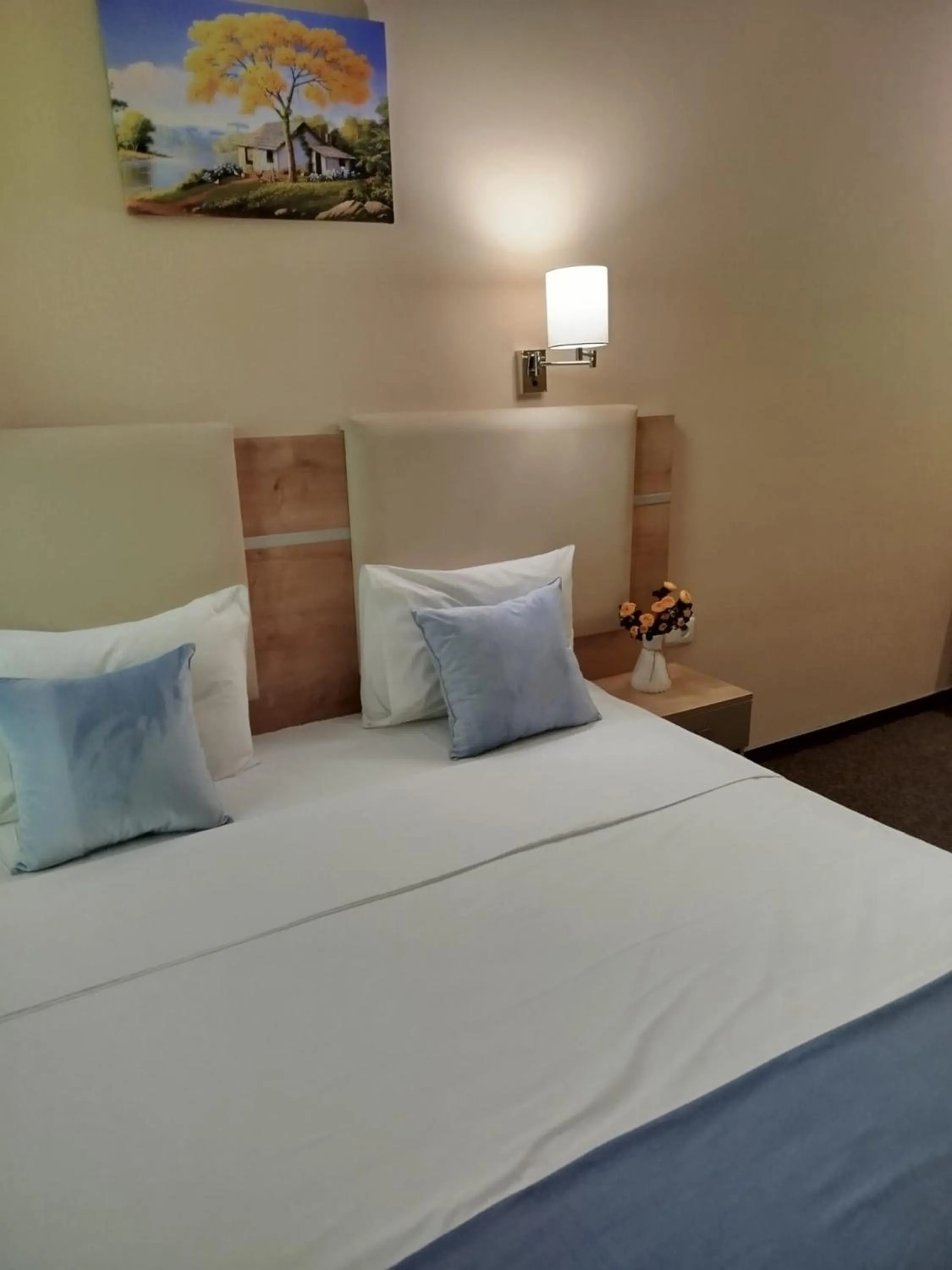 Bed in Green Tower Hotel