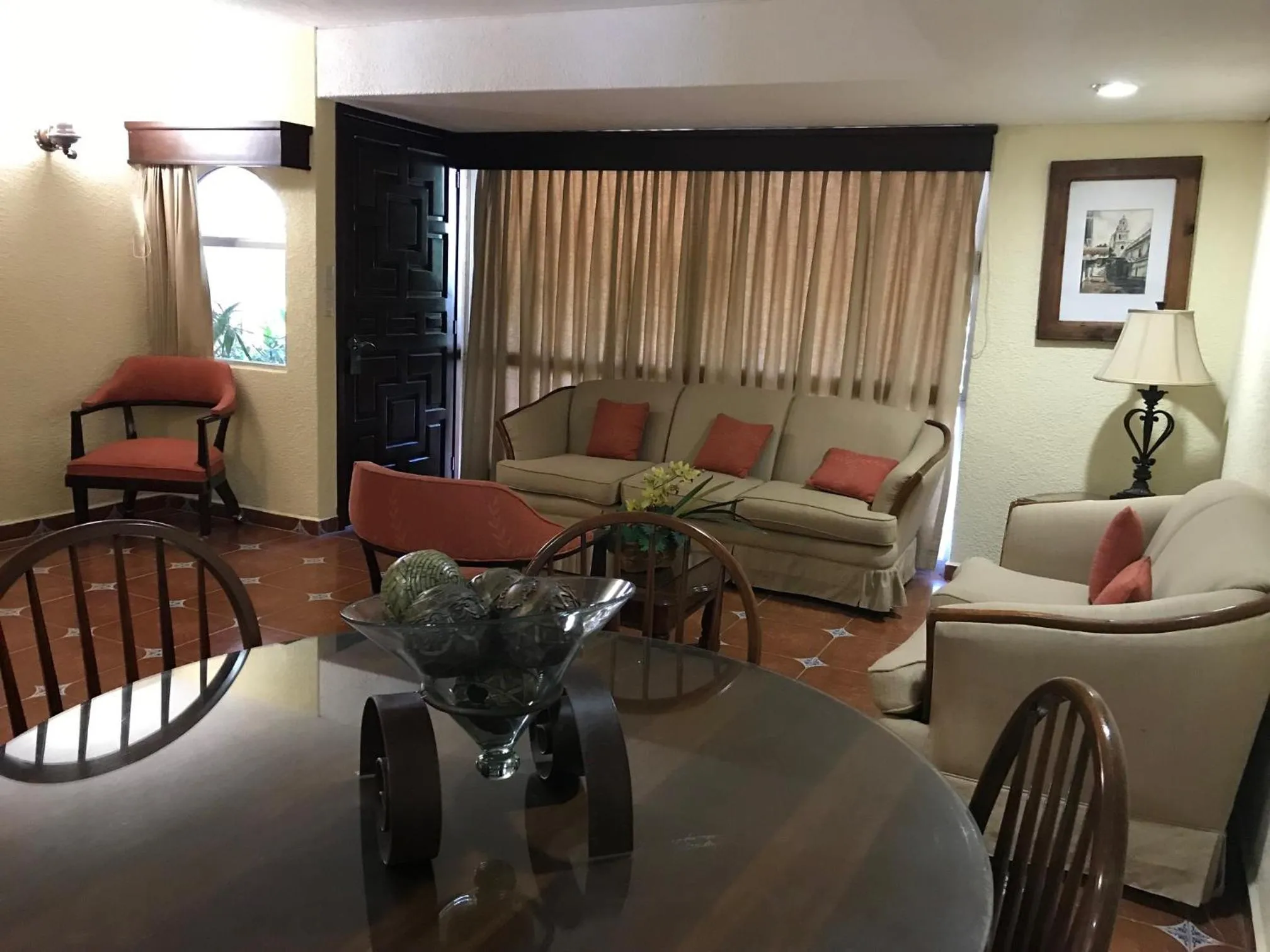 Living room in Hotel Valles