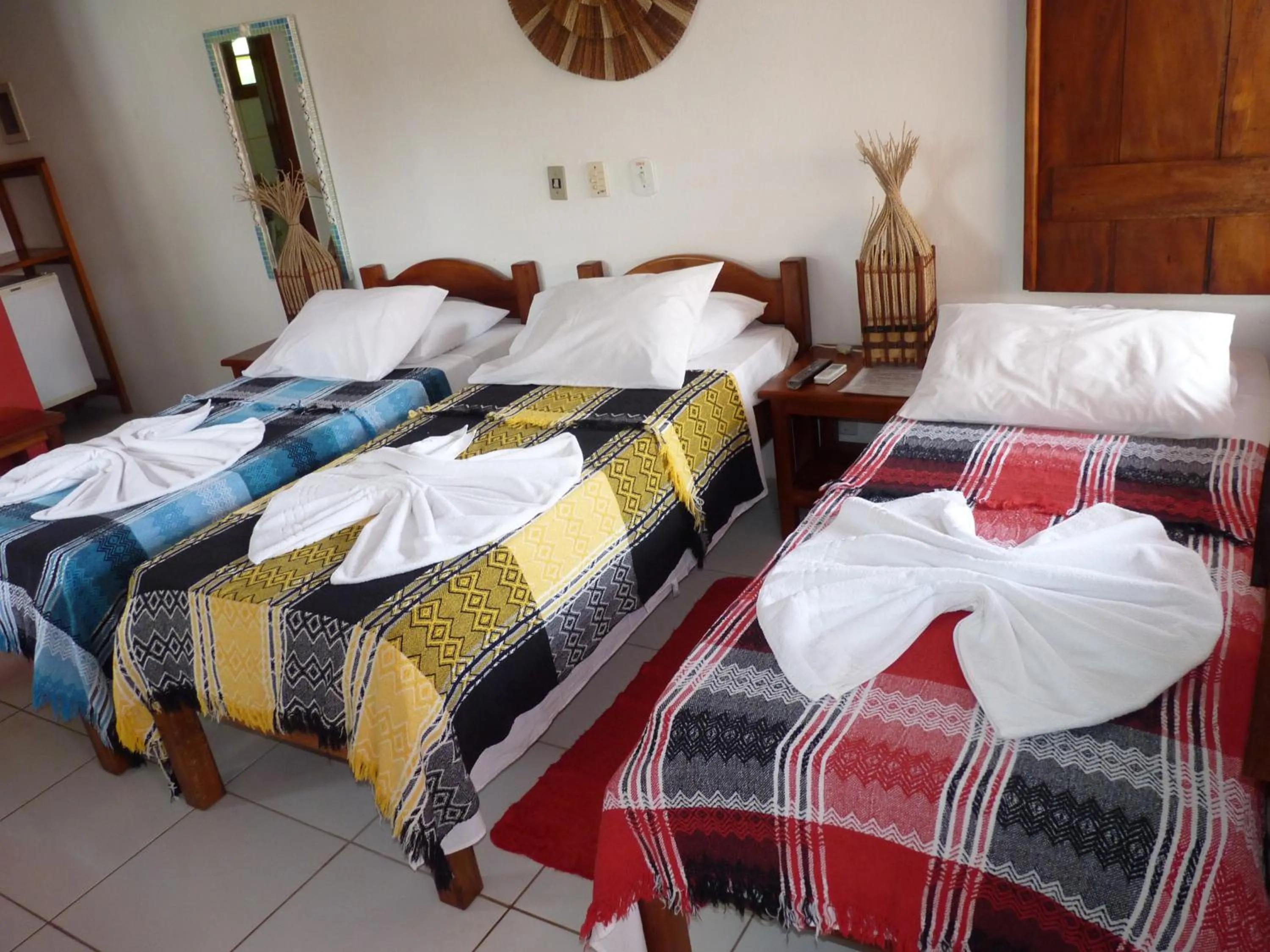 Bed in Pousada Meu Sossego