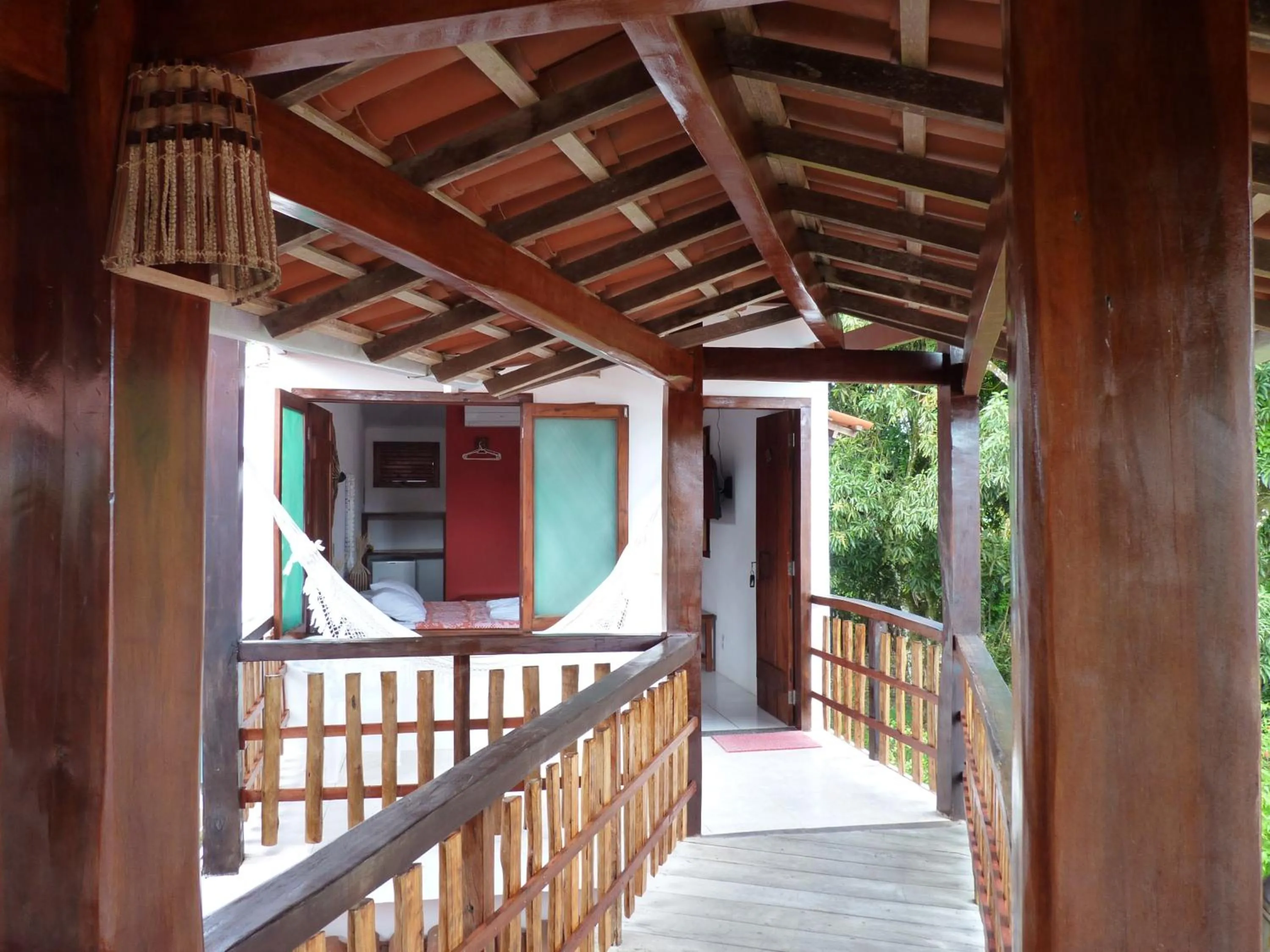 Balcony/Terrace in Pousada Meu Sossego