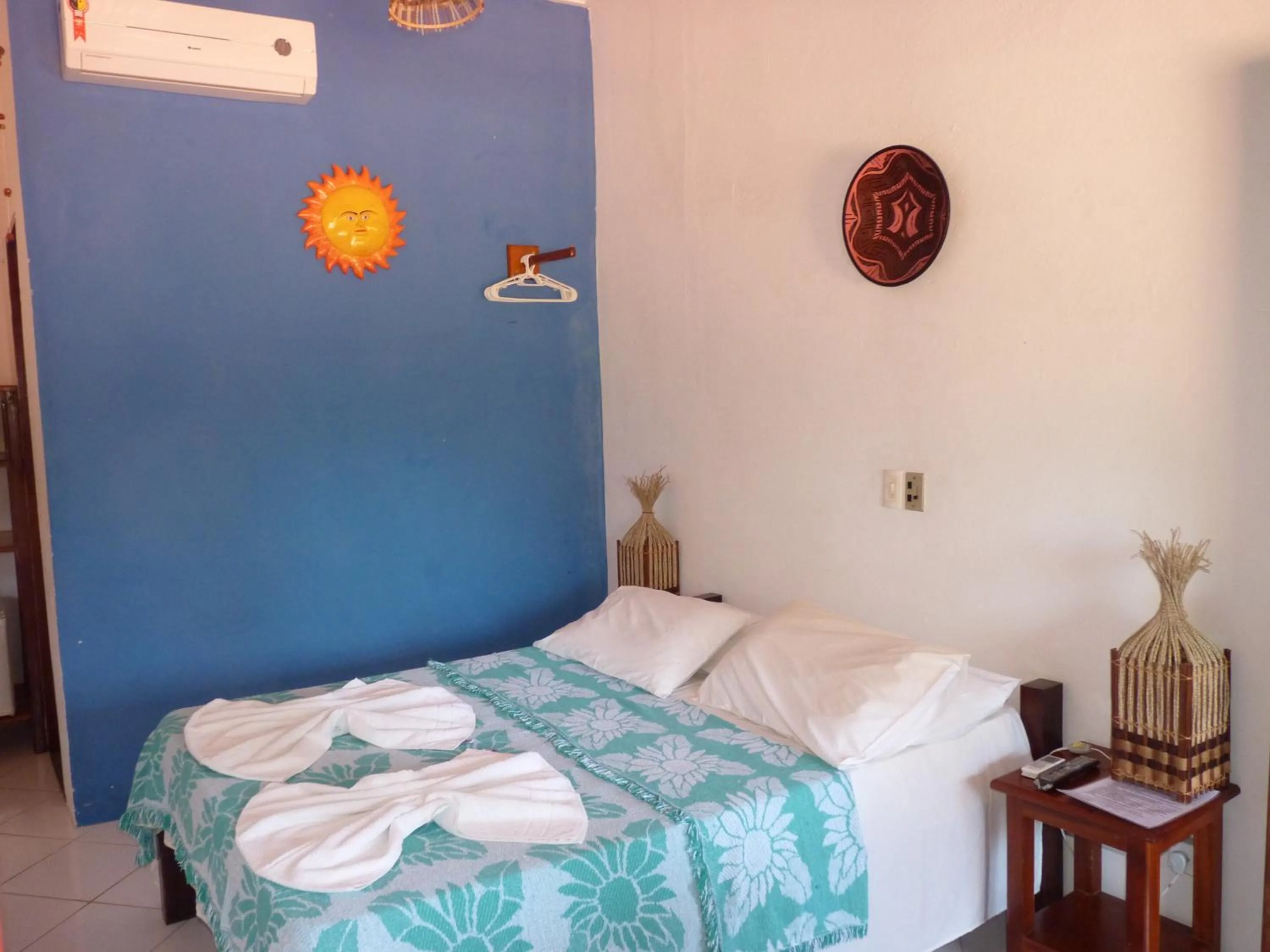 Bed in Pousada Meu Sossego