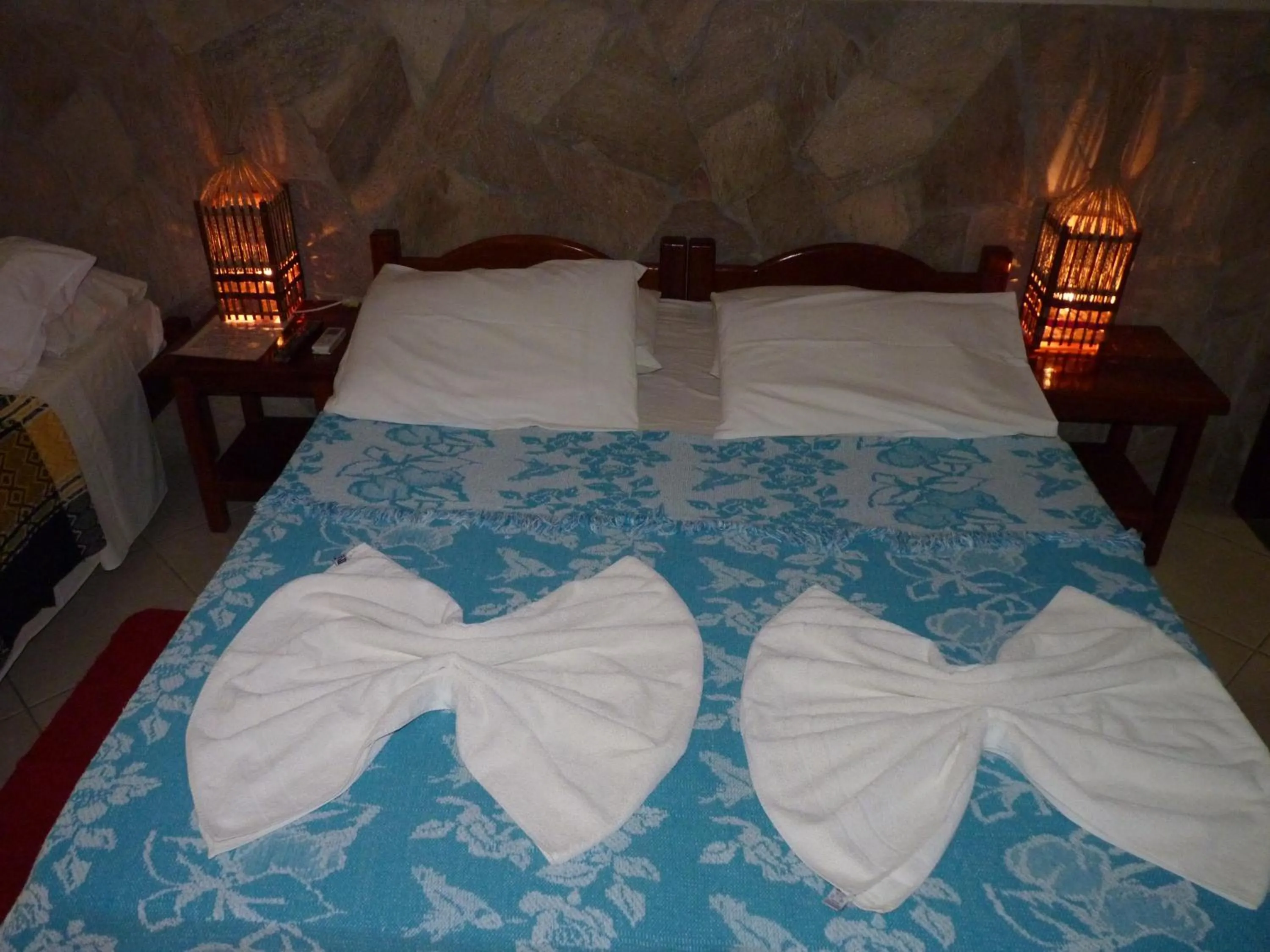 Bed in Pousada Meu Sossego