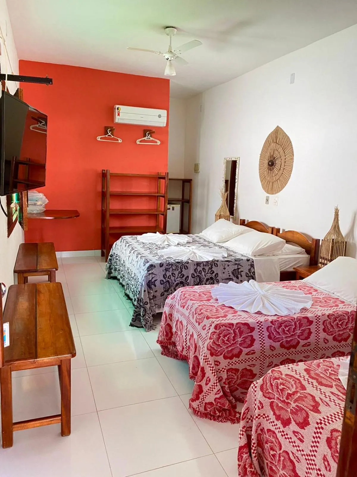 Bed in Pousada Meu Sossego