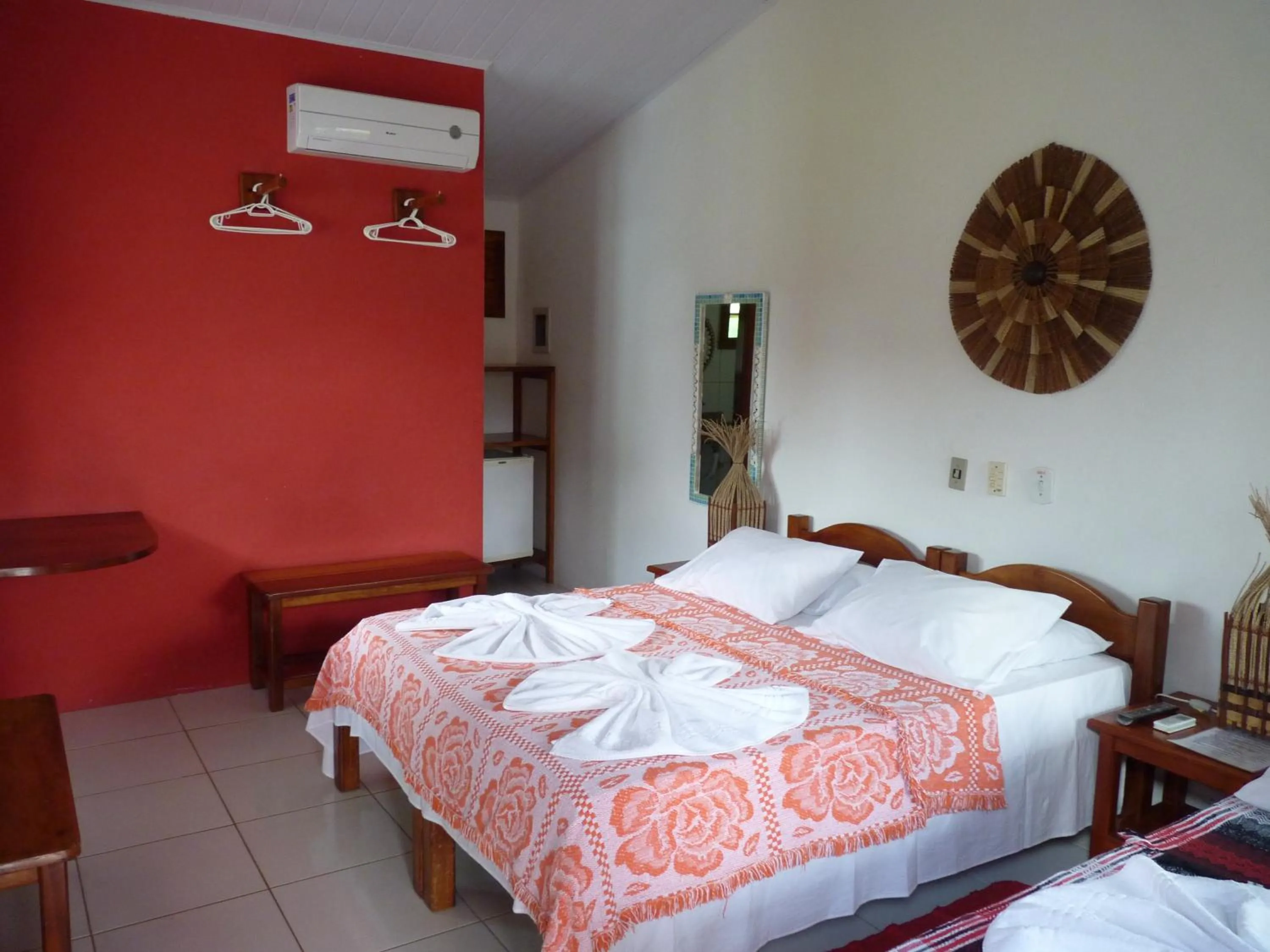 Bed in Pousada Meu Sossego